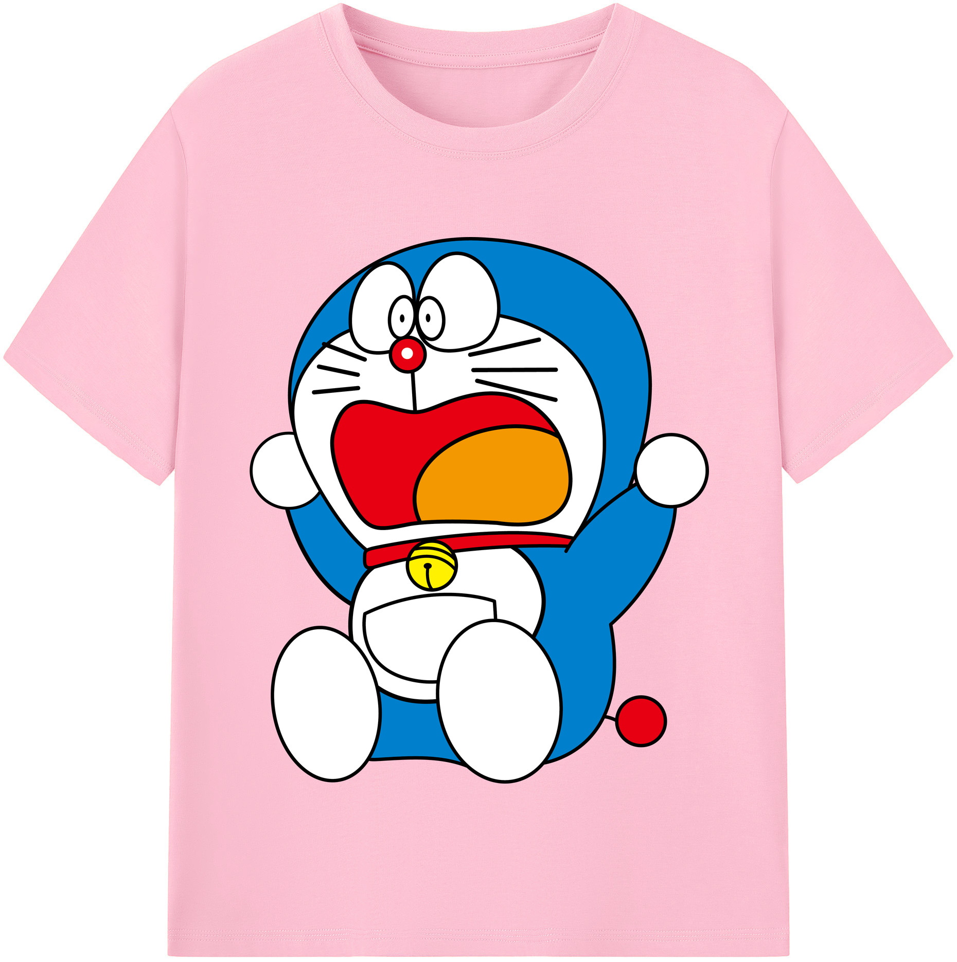 （画像用） ドラえもん Doraemon 綿100％半袖Tシャツ（フロントプリント）