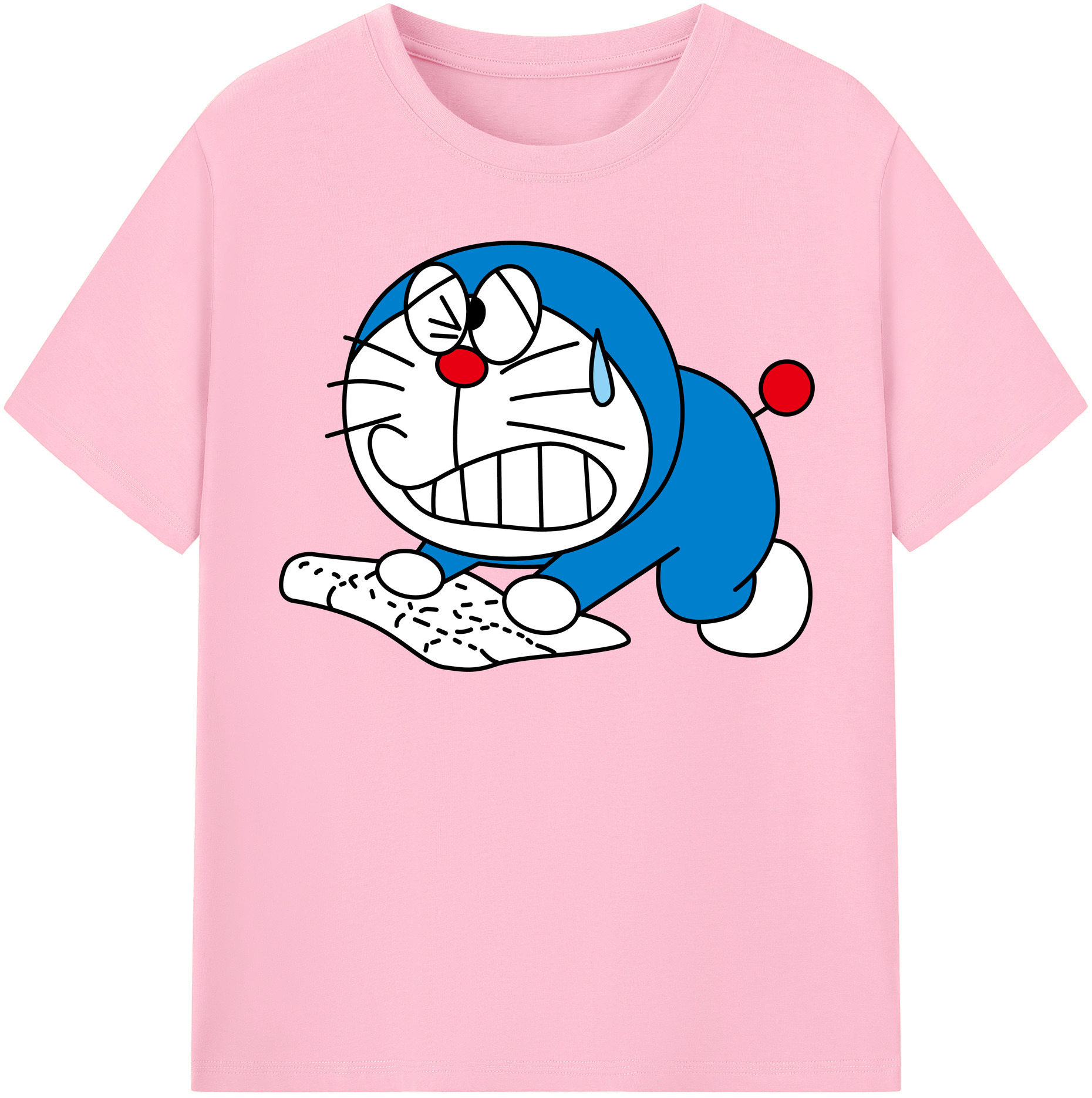 （画像用） ドラえもん Doraemon 綿100％半袖Tシャツ（フロントプリント）