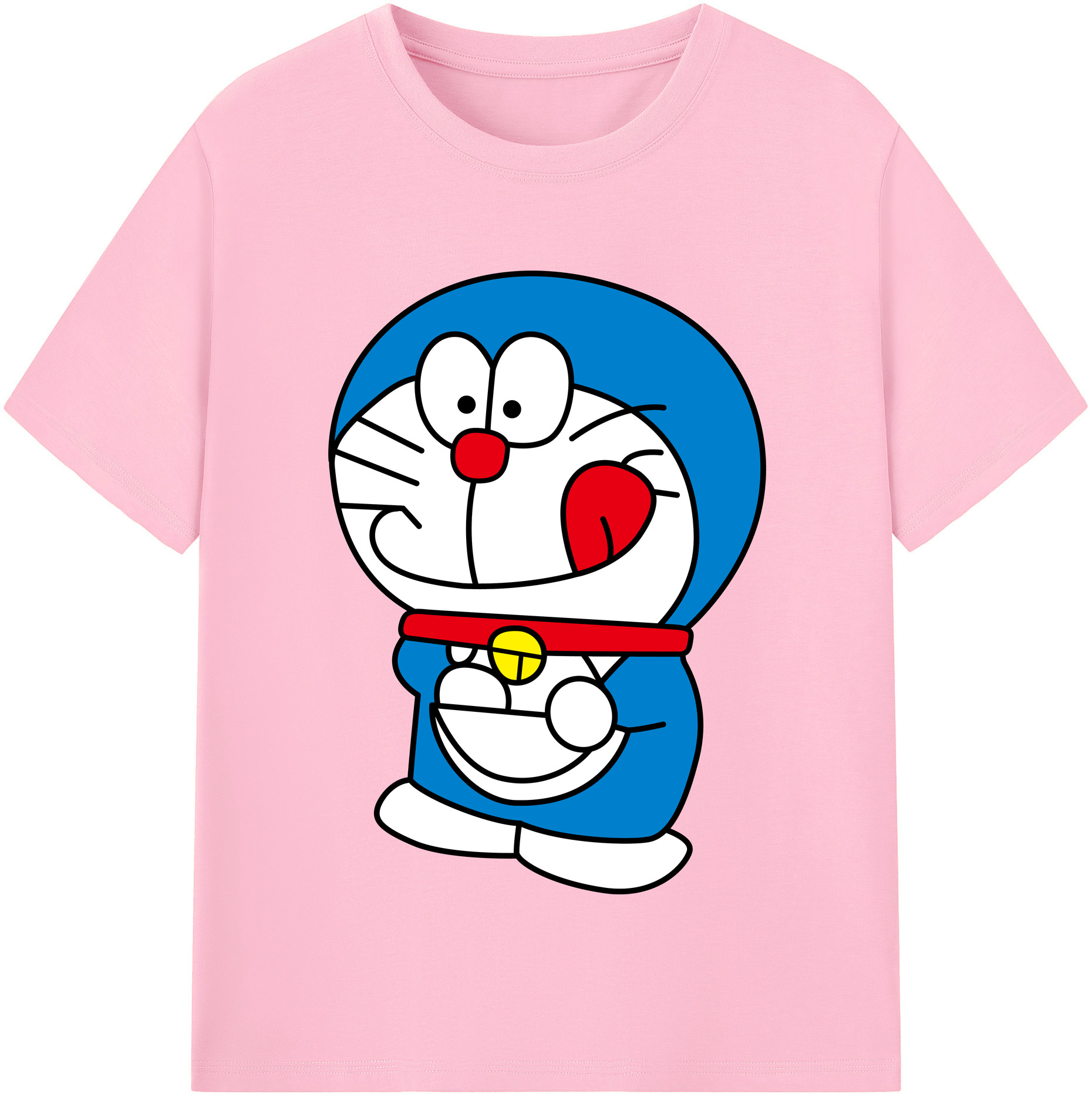 （画像用） ドラえもん Doraemon 綿100％半袖Tシャツ（フロントプリント）