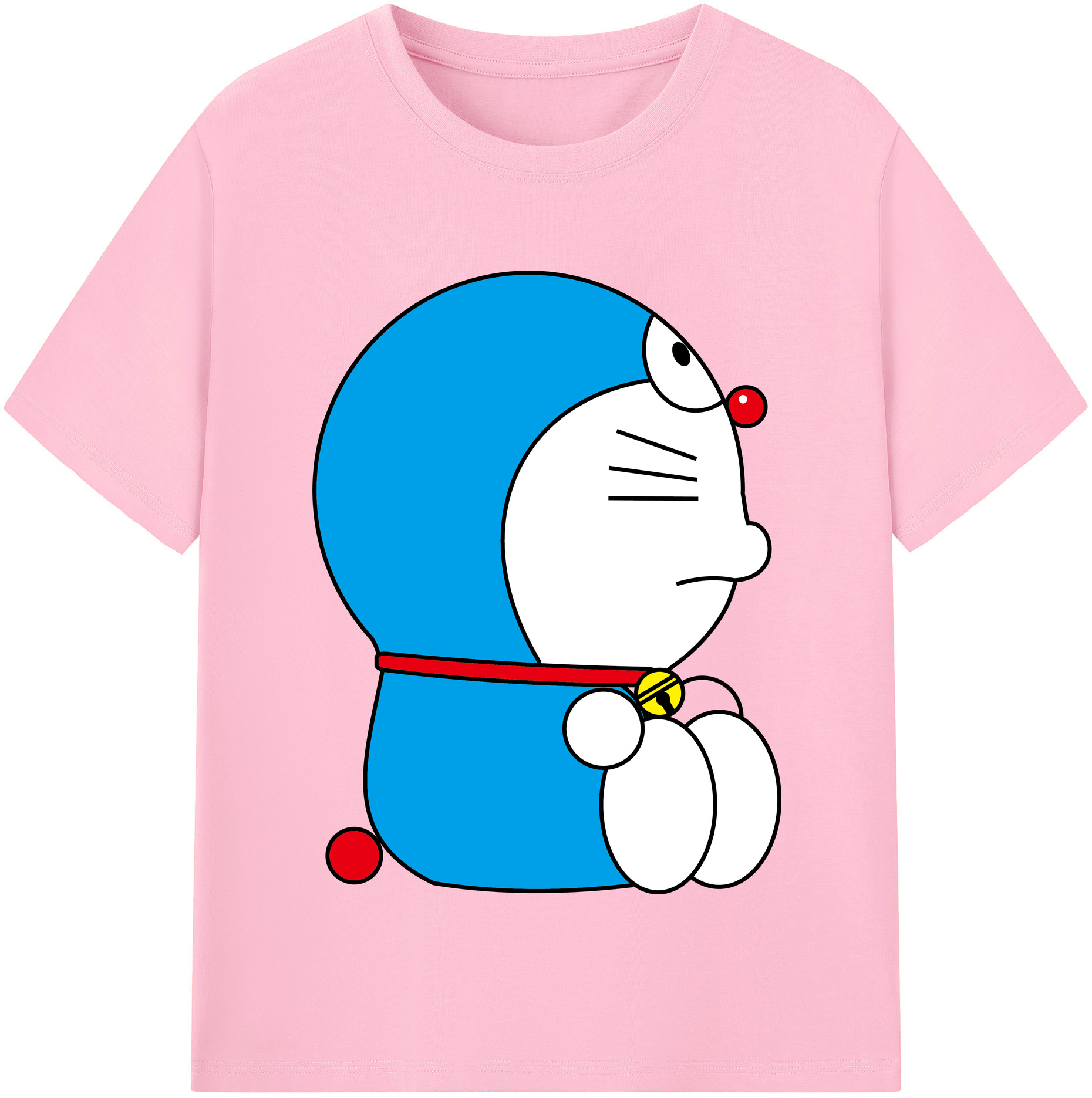 （画像用） ドラえもん Doraemon 綿100％半袖Tシャツ（フロントプリント）