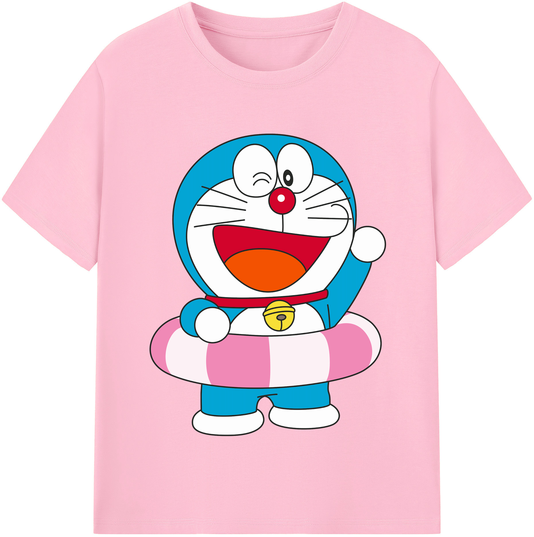 （画像用） ドラえもん Doraemon 綿100％半袖Tシャツ（フロントプリント）