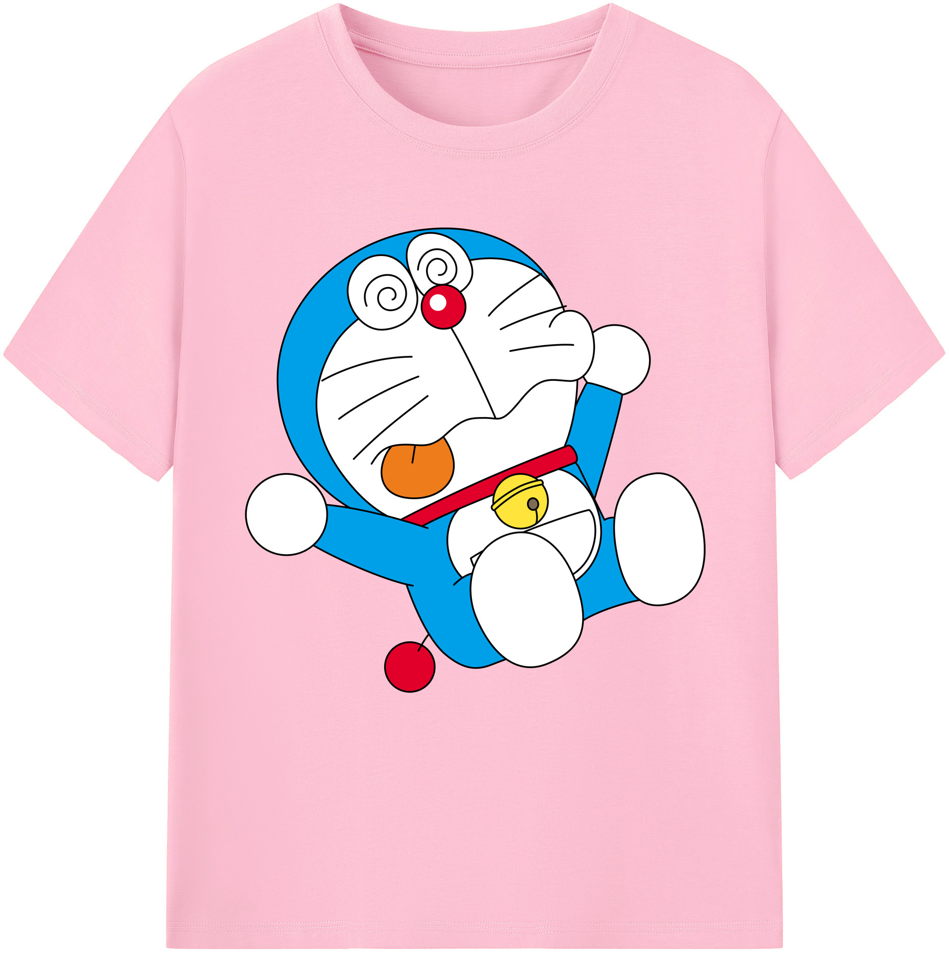 （画像用） ドラえもん Doraemon 綿100％半袖Tシャツ（フロントプリント）