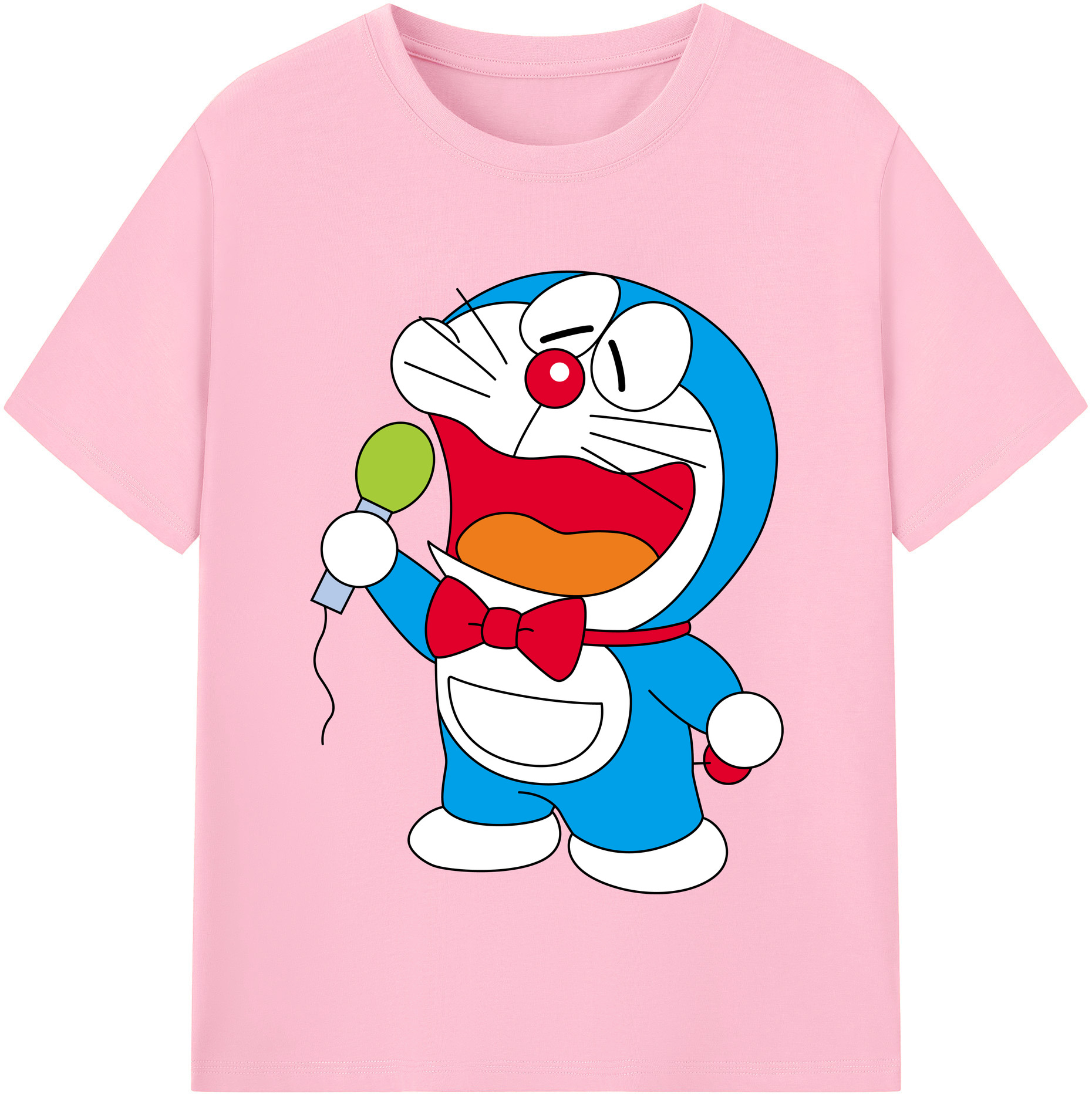 （画像用） ドラえもん Doraemon 綿100％半袖Tシャツ（フロントプリント）