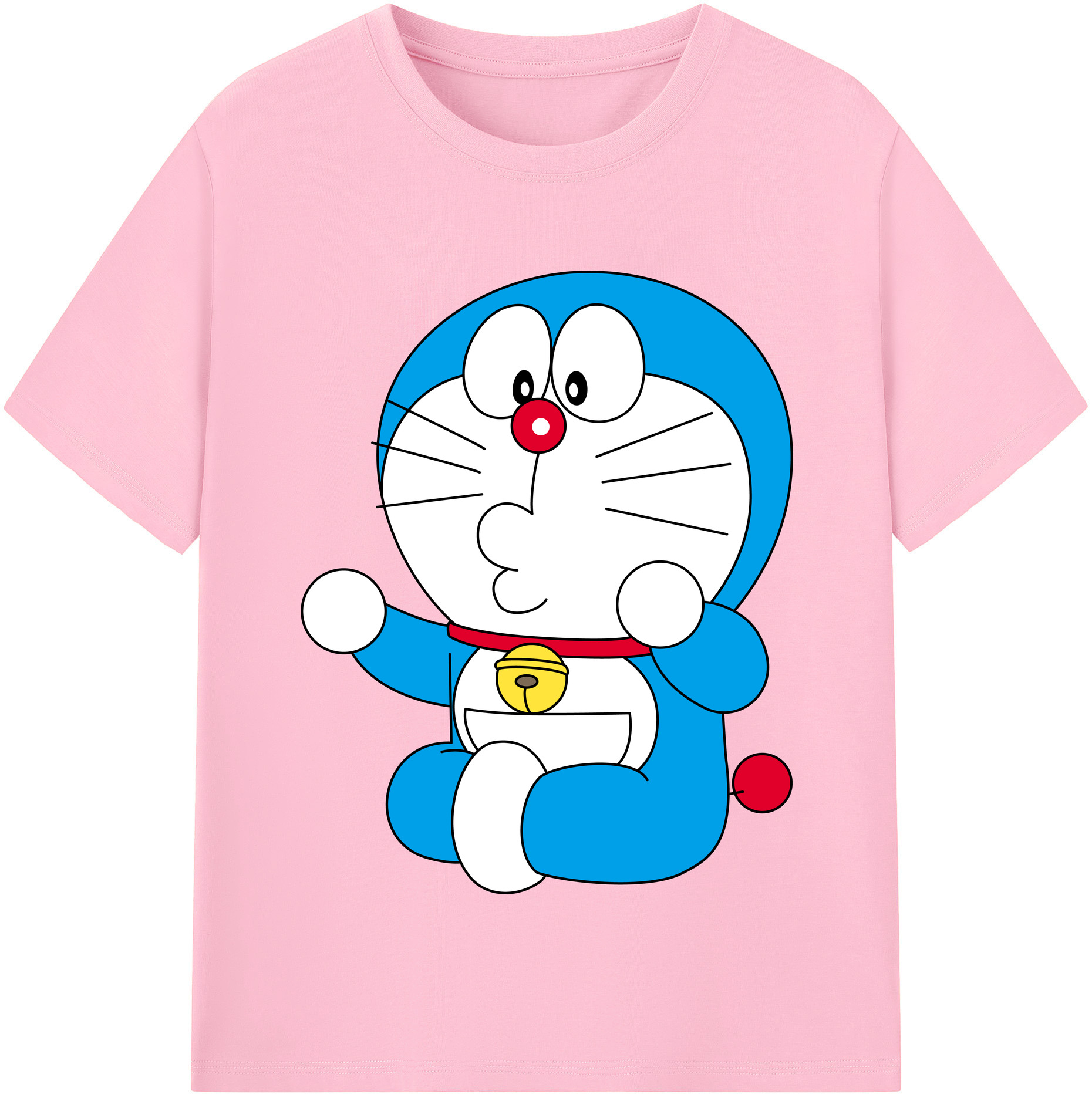 （画像用） ドラえもん Doraemon 綿100％半袖Tシャツ（フロントプリント）