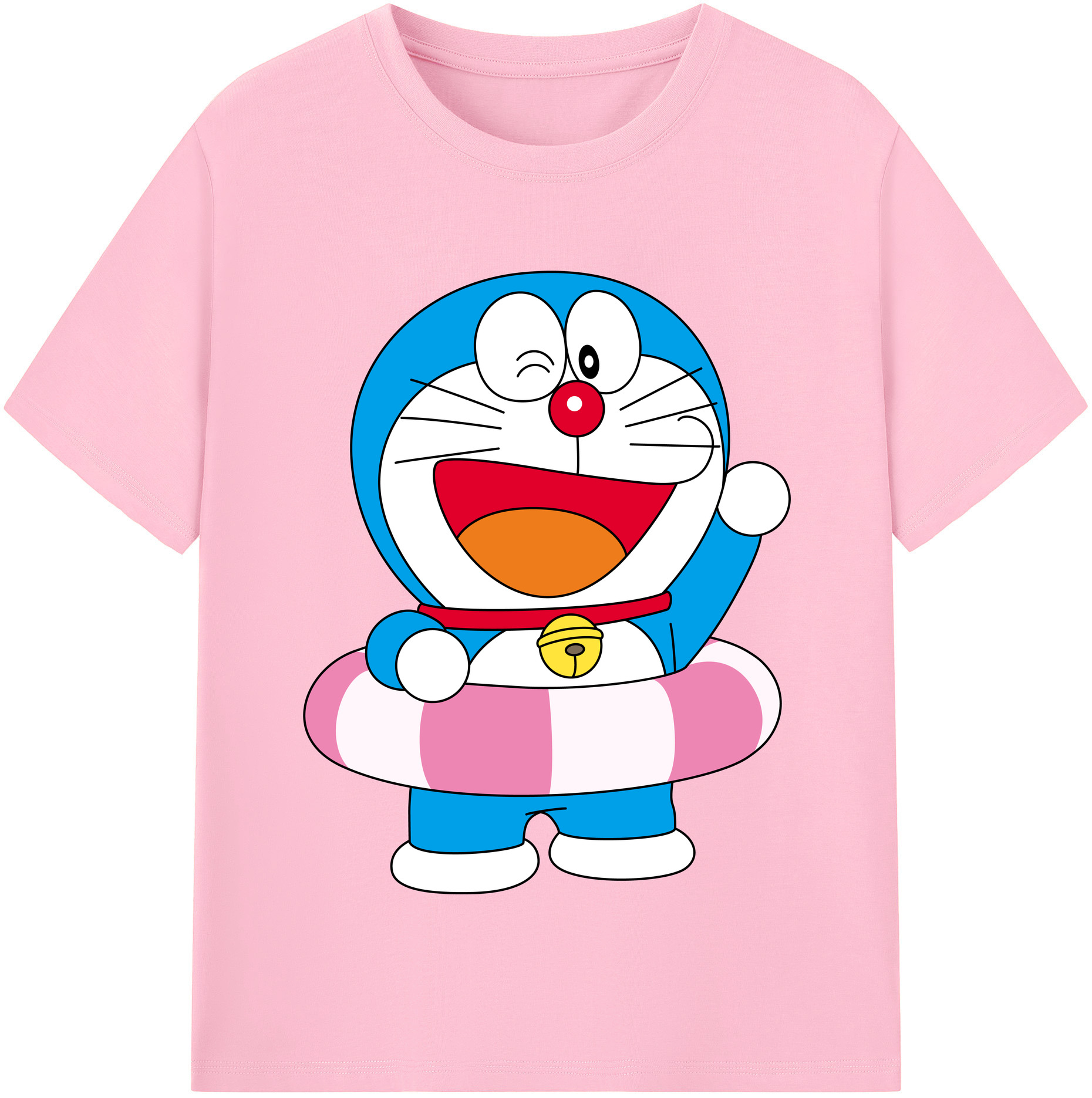 （画像用） ドラえもん Doraemon 綿100％半袖Tシャツ（フロントプリント）