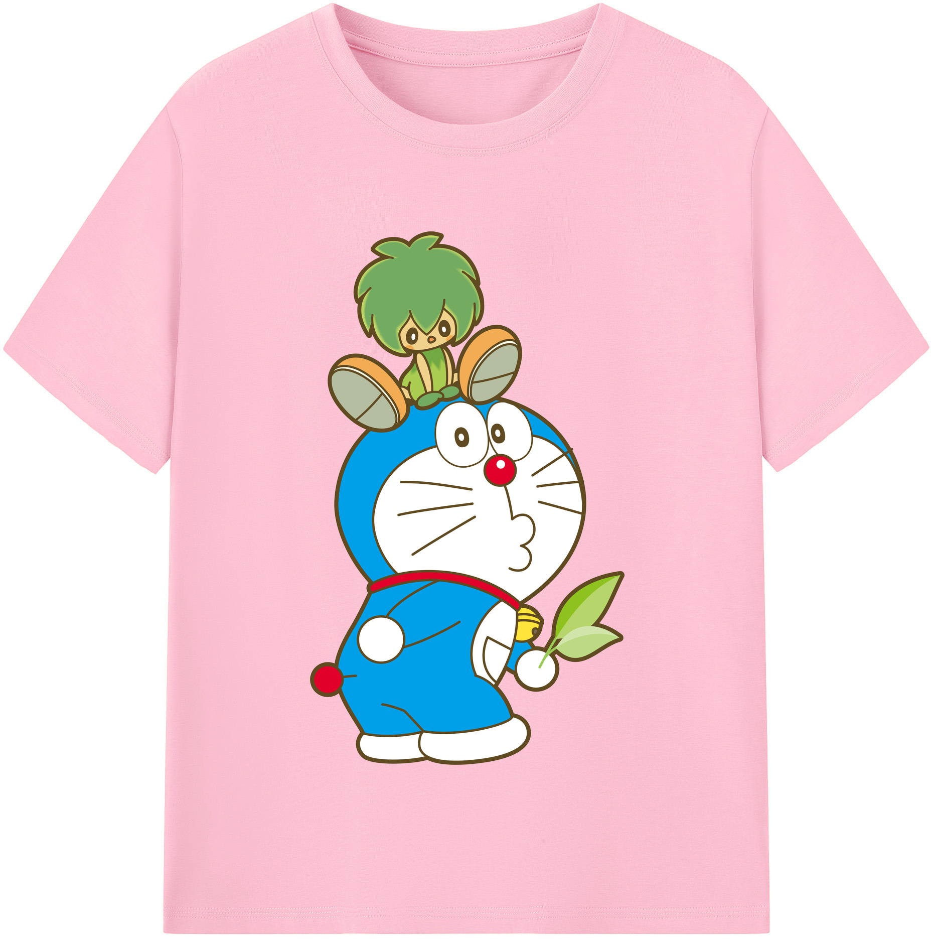 （画像用） ドラえもん Doraemon 綿100％半袖Tシャツ（フロントプリント）