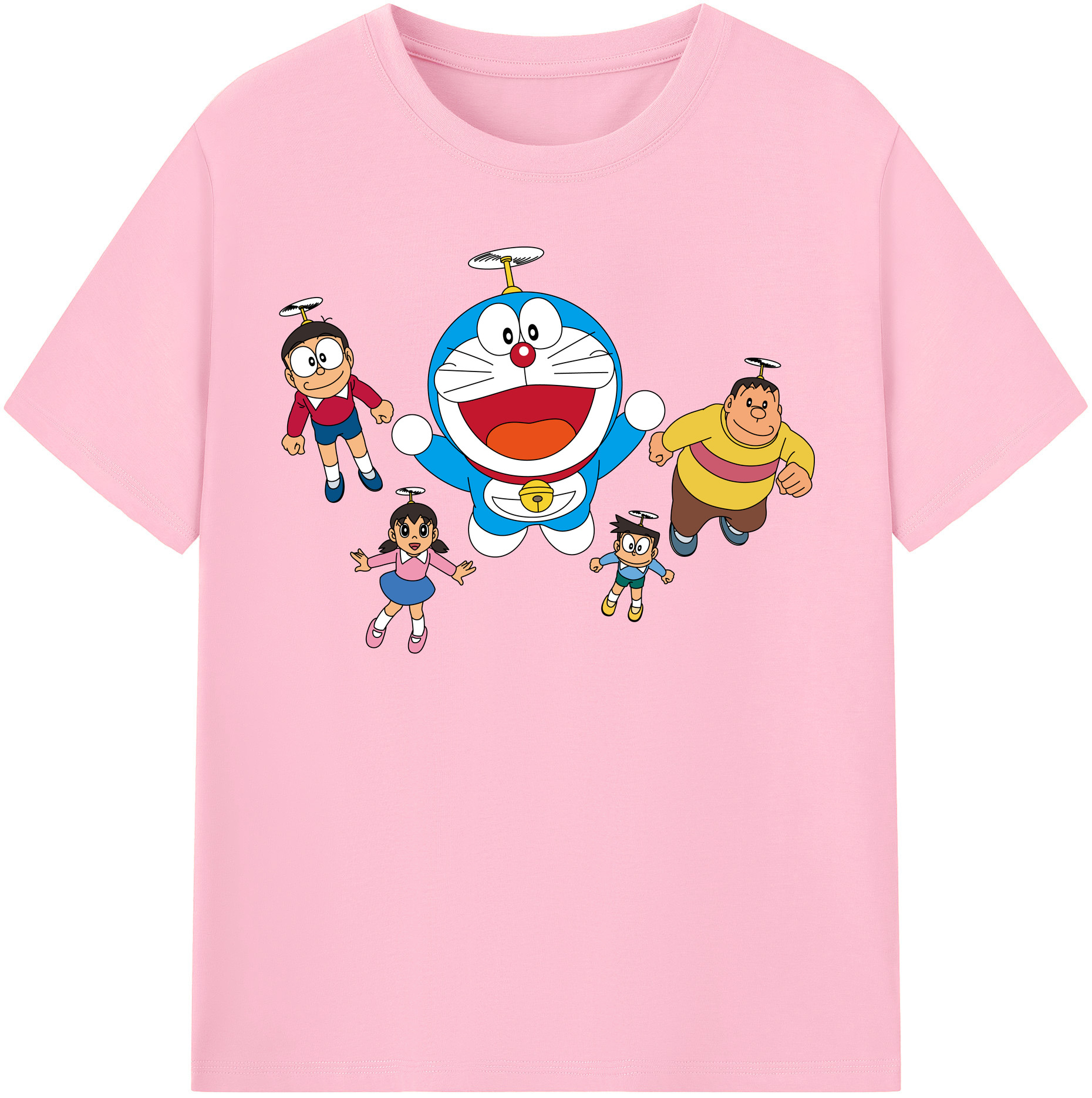 （画像用） ドラえもん 骨川 スネ夫 Doraemon Honekawa Suneo 綿100％半袖Tシャツ（フロントプリント）