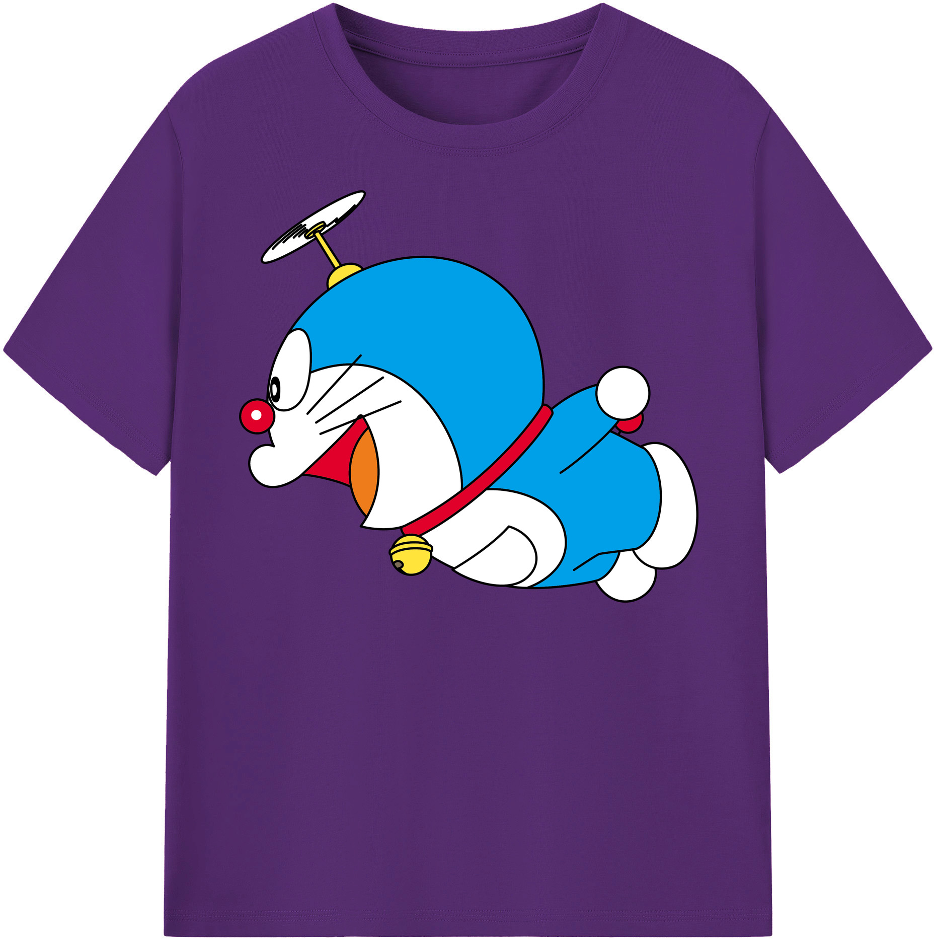 （画像用） ドラえもん Doraemon 綿100％半袖Tシャツ（フロントプリント）