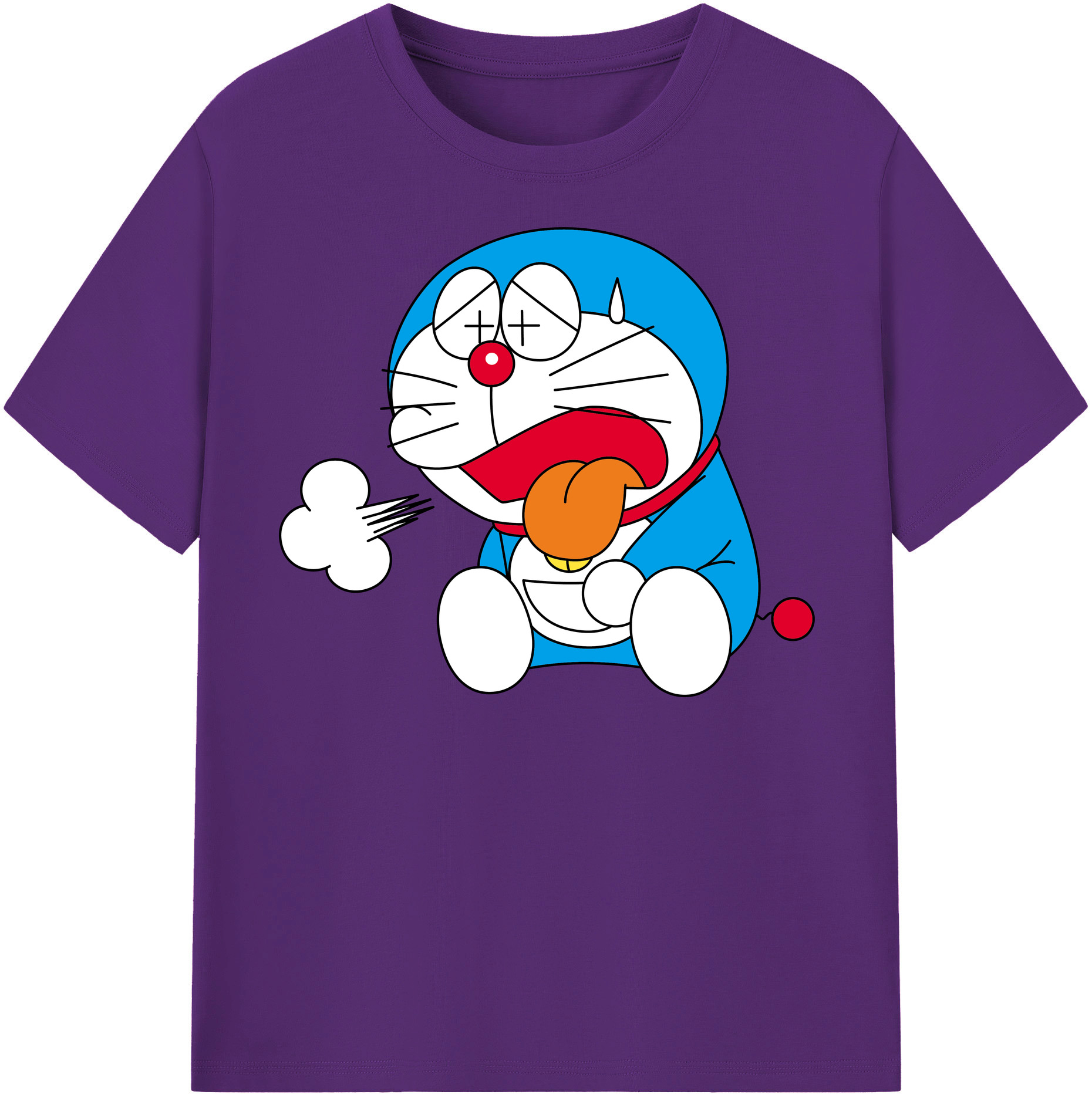 （画像用） ドラえもん Doraemon 綿100％半袖Tシャツ（フロントプリント）