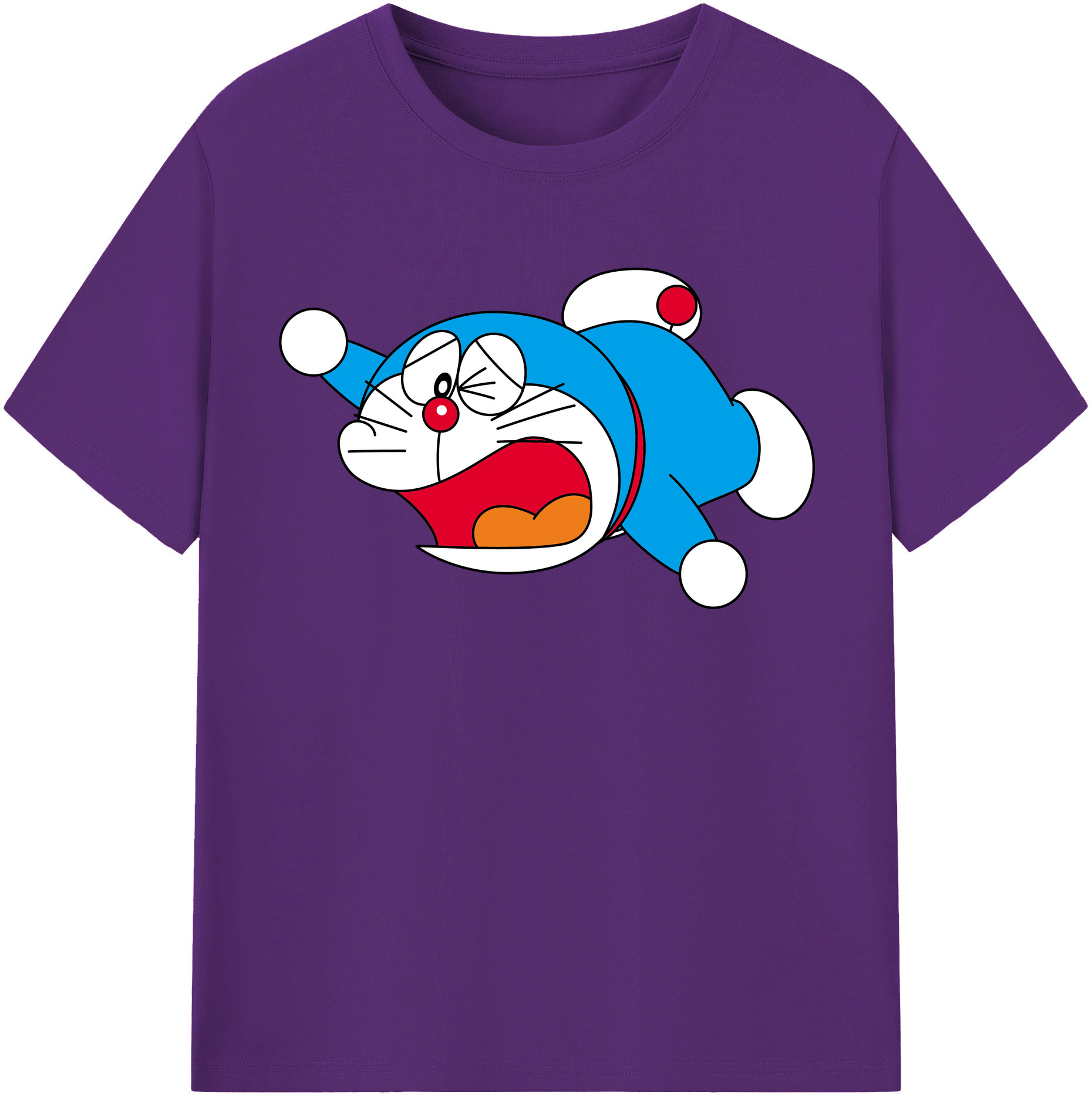 （画像用） ドラえもん Doraemon 綿100％半袖Tシャツ（フロントプリント）