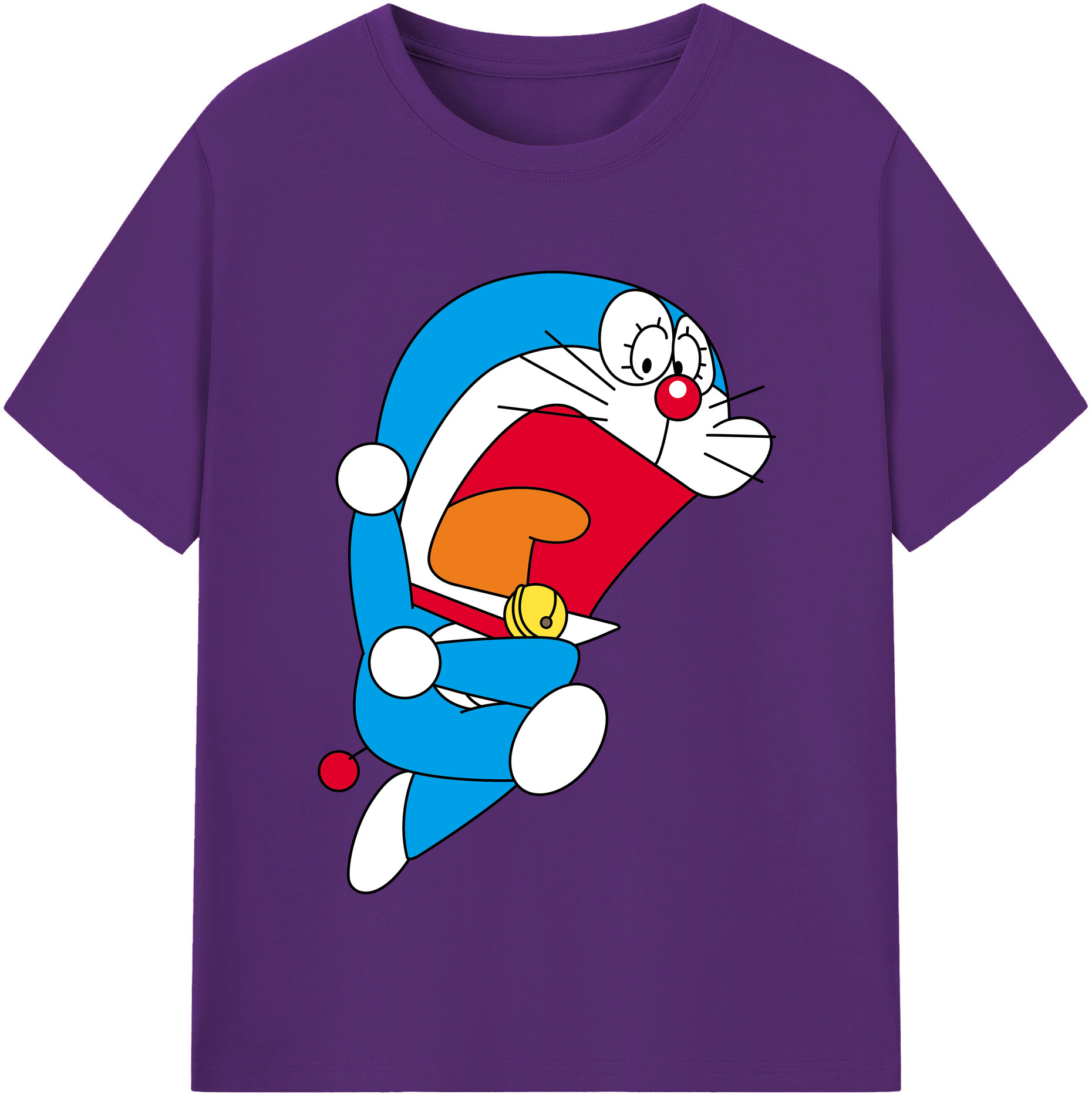 （画像用） ドラえもん Doraemon 綿100％半袖Tシャツ（フロントプリント）