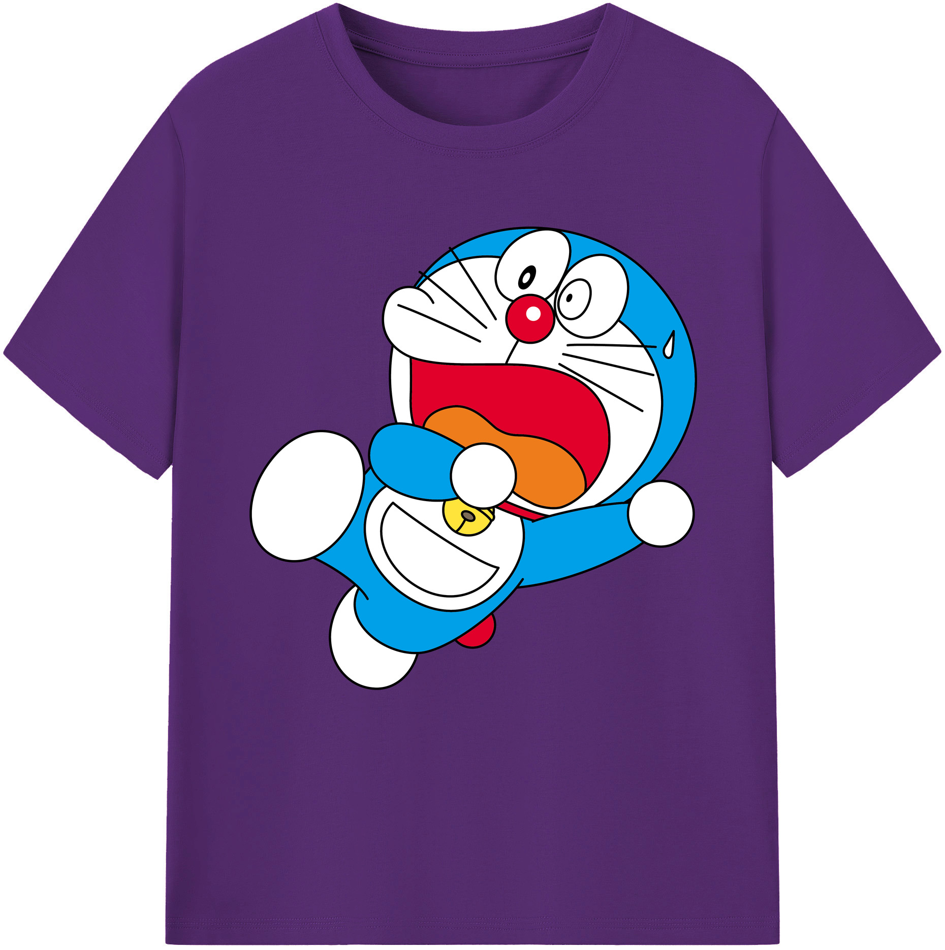 （画像用） ドラえもん Doraemon 綿100％半袖Tシャツ（フロントプリント）
