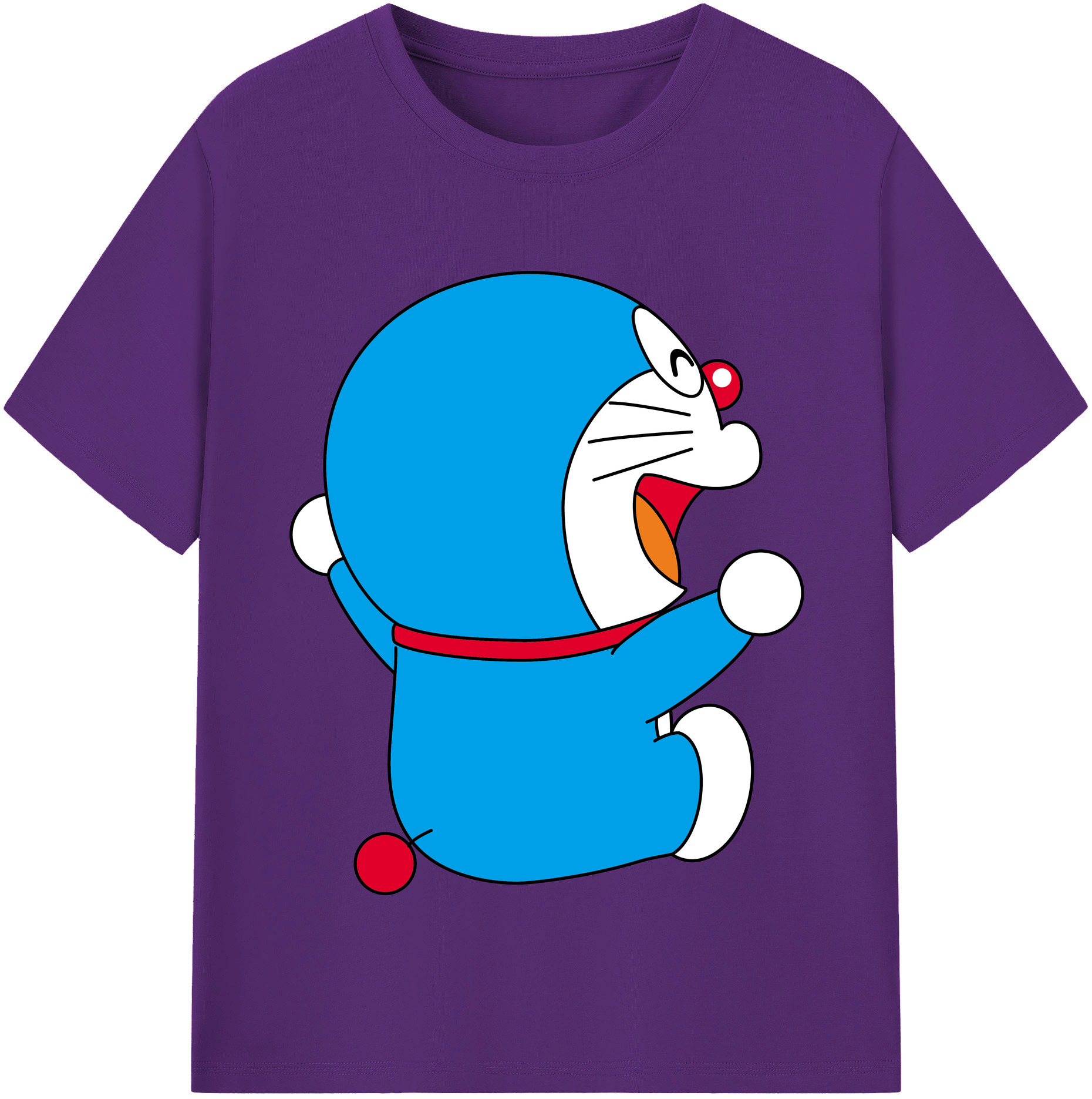 （画像用） ドラえもん Doraemon 綿100％半袖Tシャツ（フロントプリント）