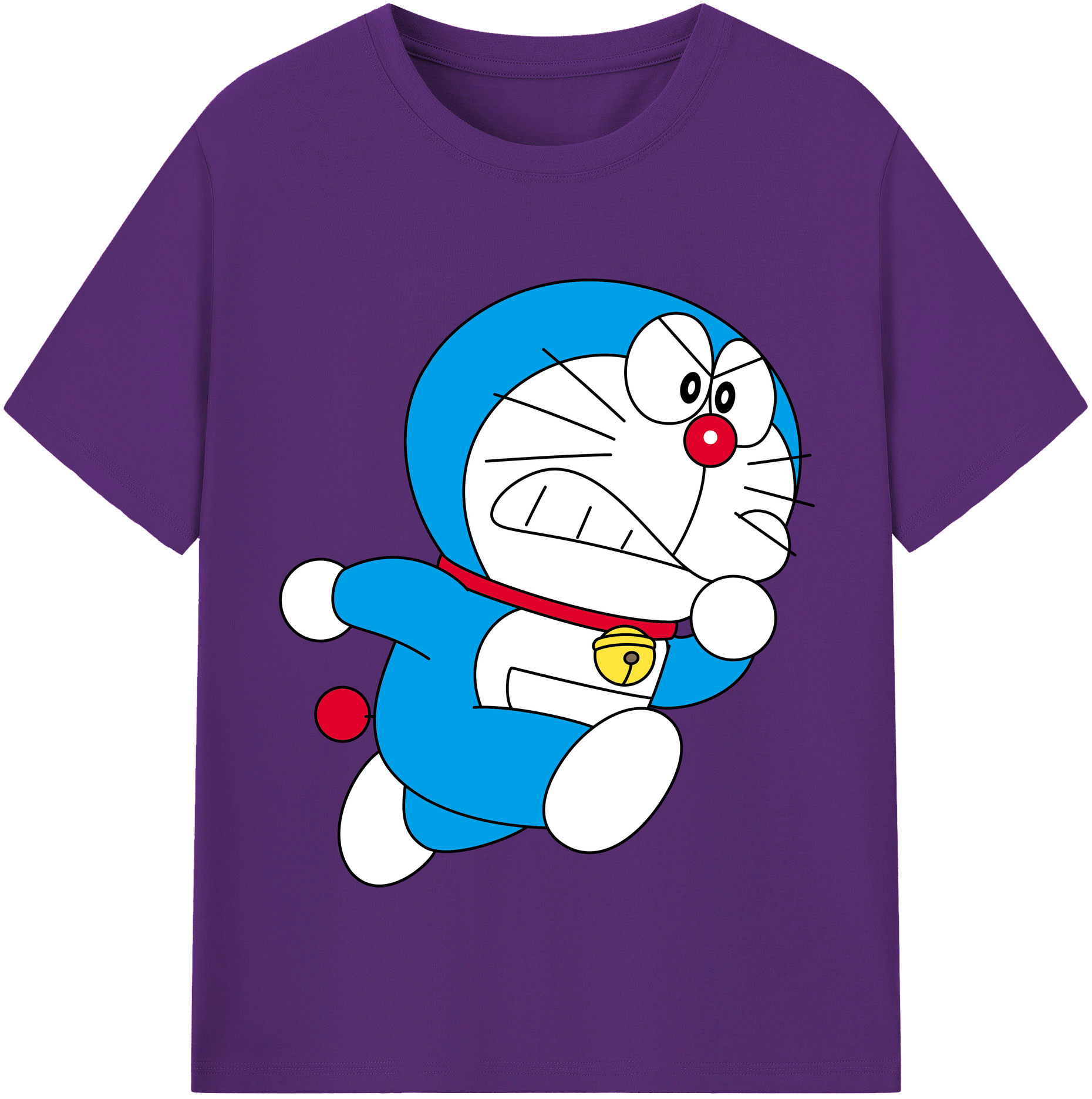 （画像用） ドラえもん Doraemon 綿100％半袖Tシャツ（フロントプリント）