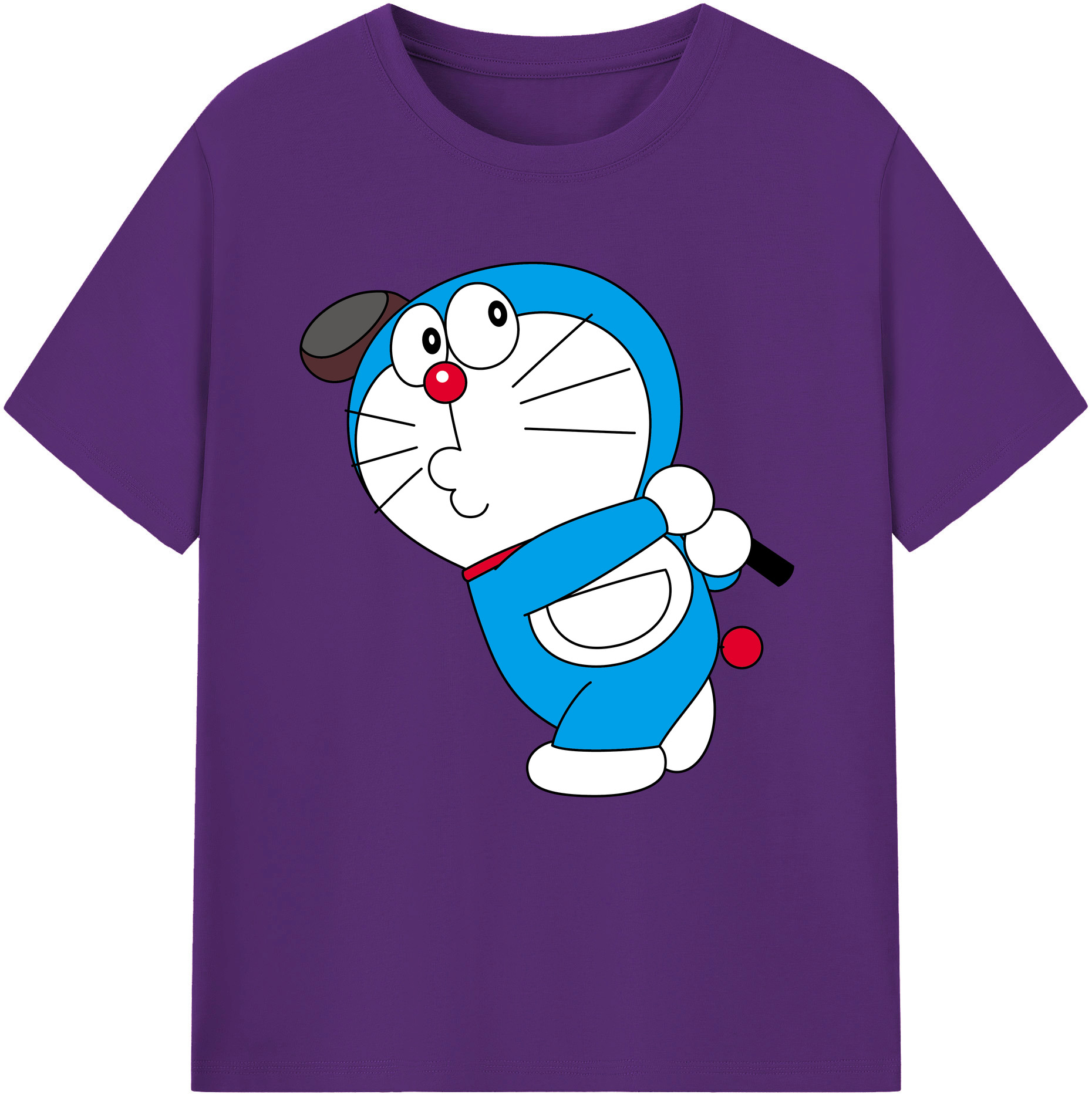 （画像用） ドラえもん Doraemon 綿100％半袖Tシャツ（フロントプリント）