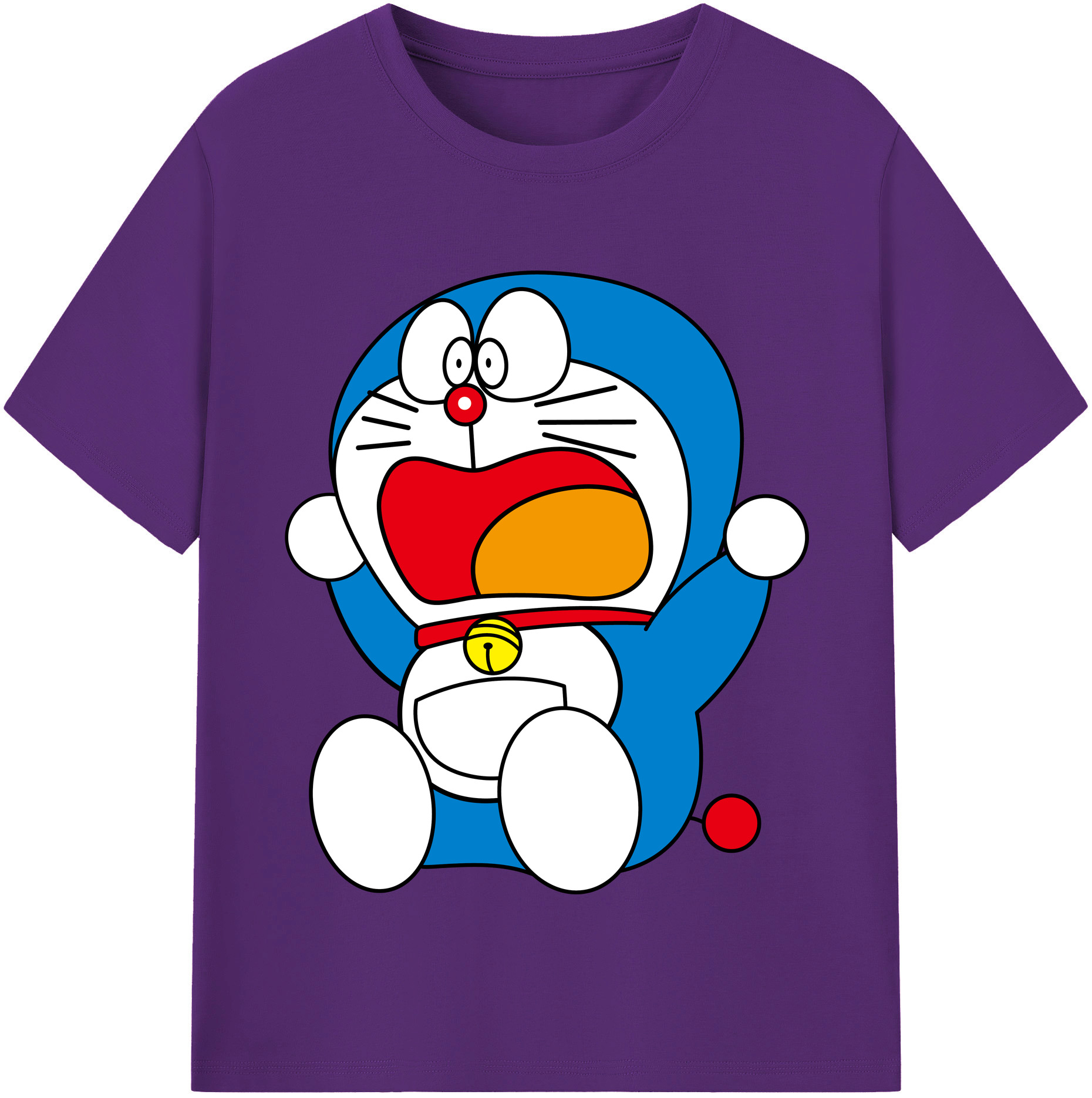 （画像用） ドラえもん Doraemon 綿100％半袖Tシャツ（フロントプリント）