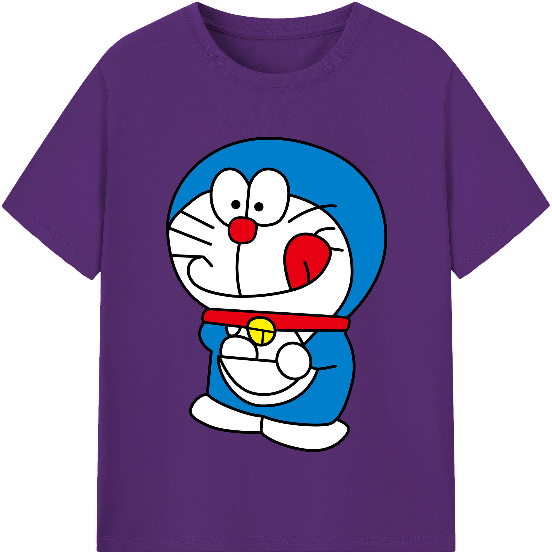 （画像用） ドラえもん Doraemon 綿100％半袖Tシャツ（フロントプリント）