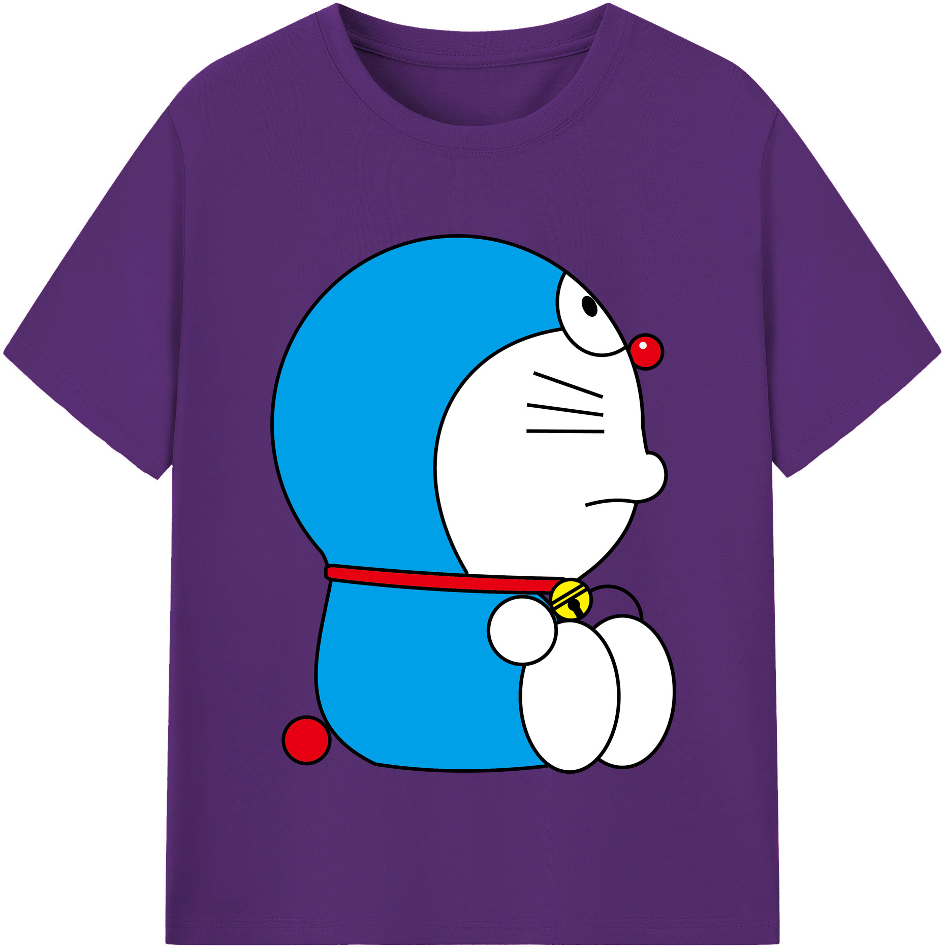 （画像用） ドラえもん Doraemon 綿100％半袖Tシャツ（フロントプリント）