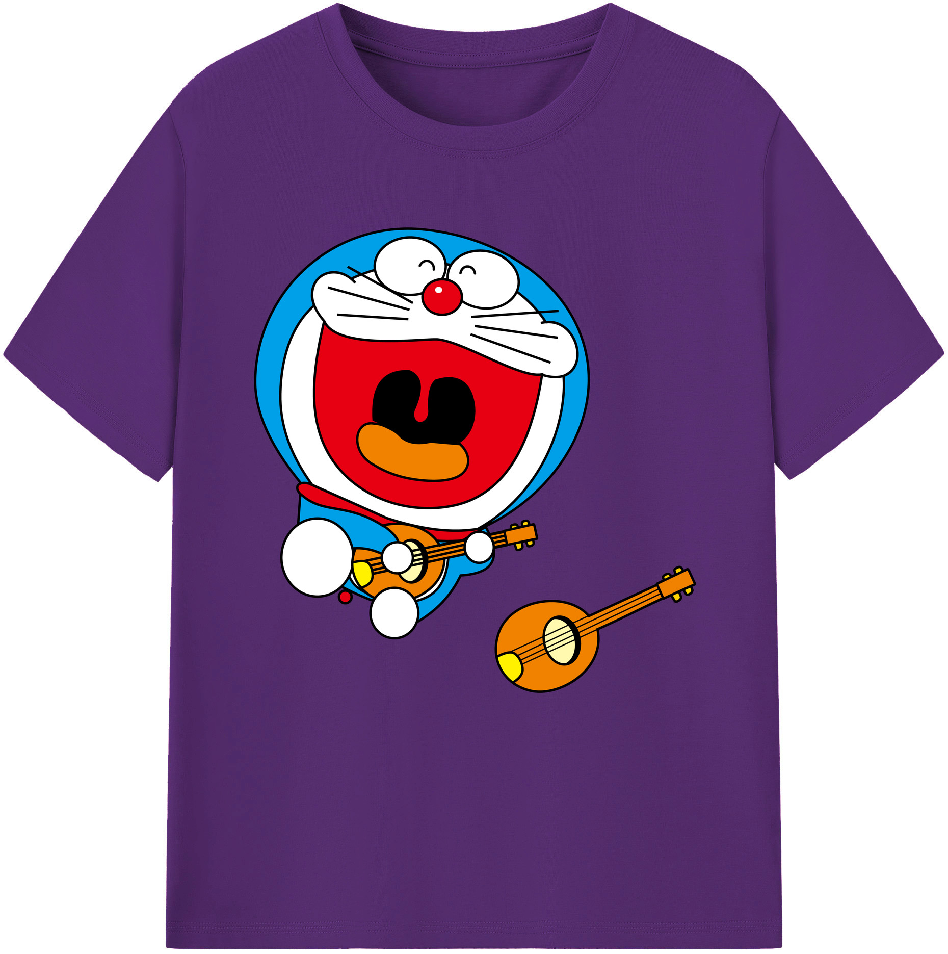 （画像用） ドラえもん Doraemon 綿100％半袖Tシャツ（フロントプリント）
