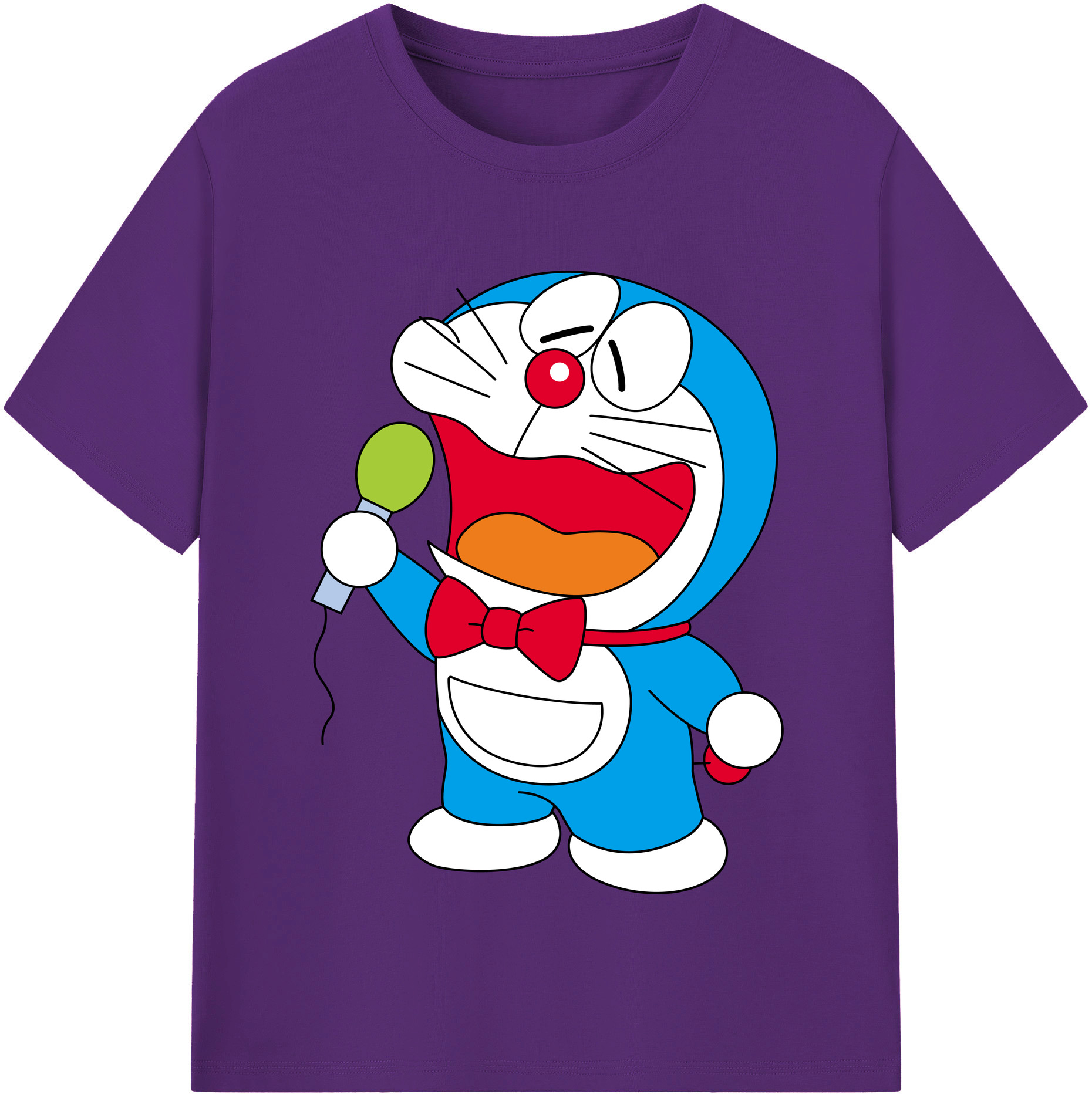 （画像用） ドラえもん Doraemon 綿100％半袖Tシャツ（フロントプリント）