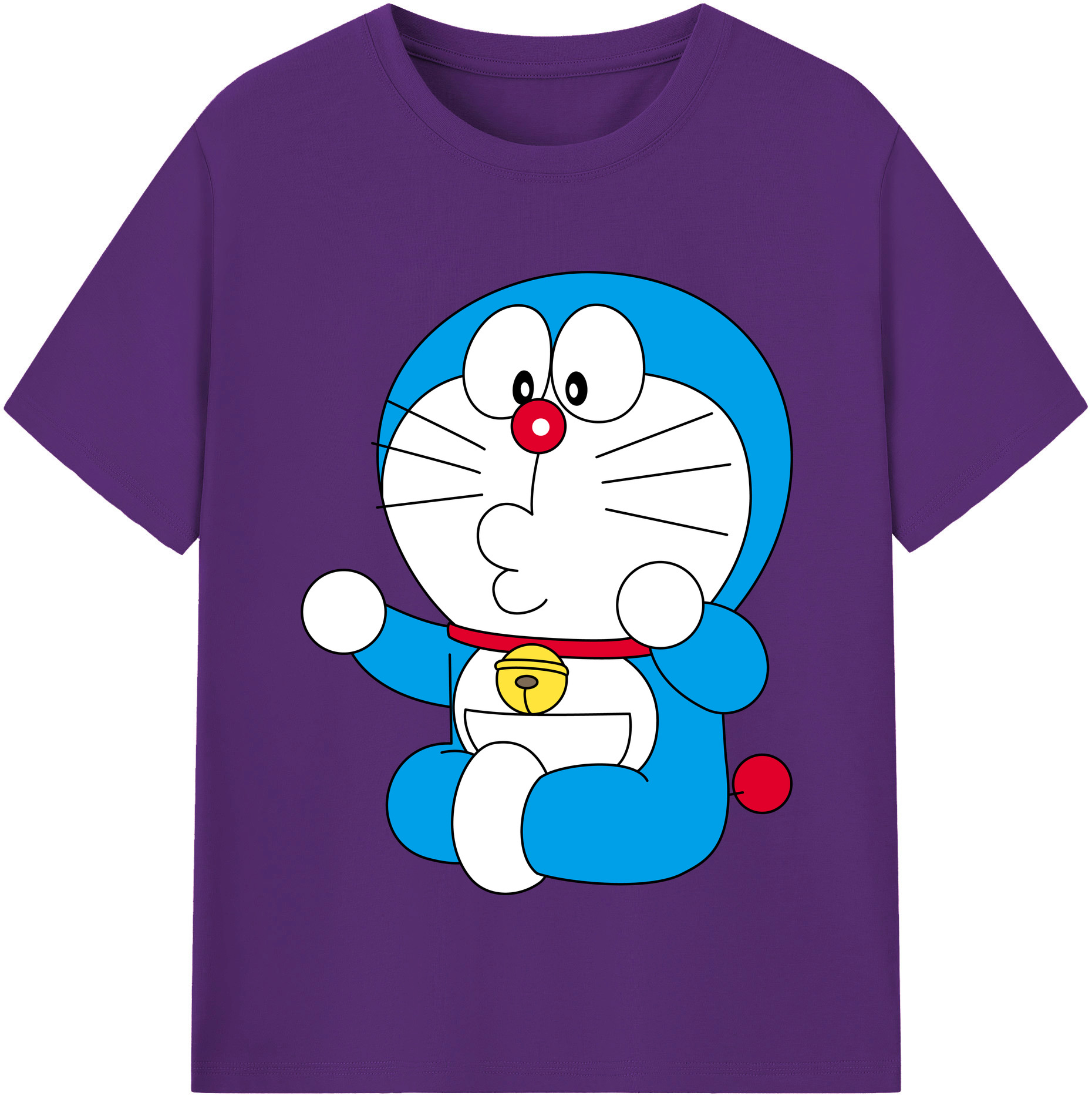 （画像用） ドラえもん Doraemon 綿100％半袖Tシャツ（フロントプリント）