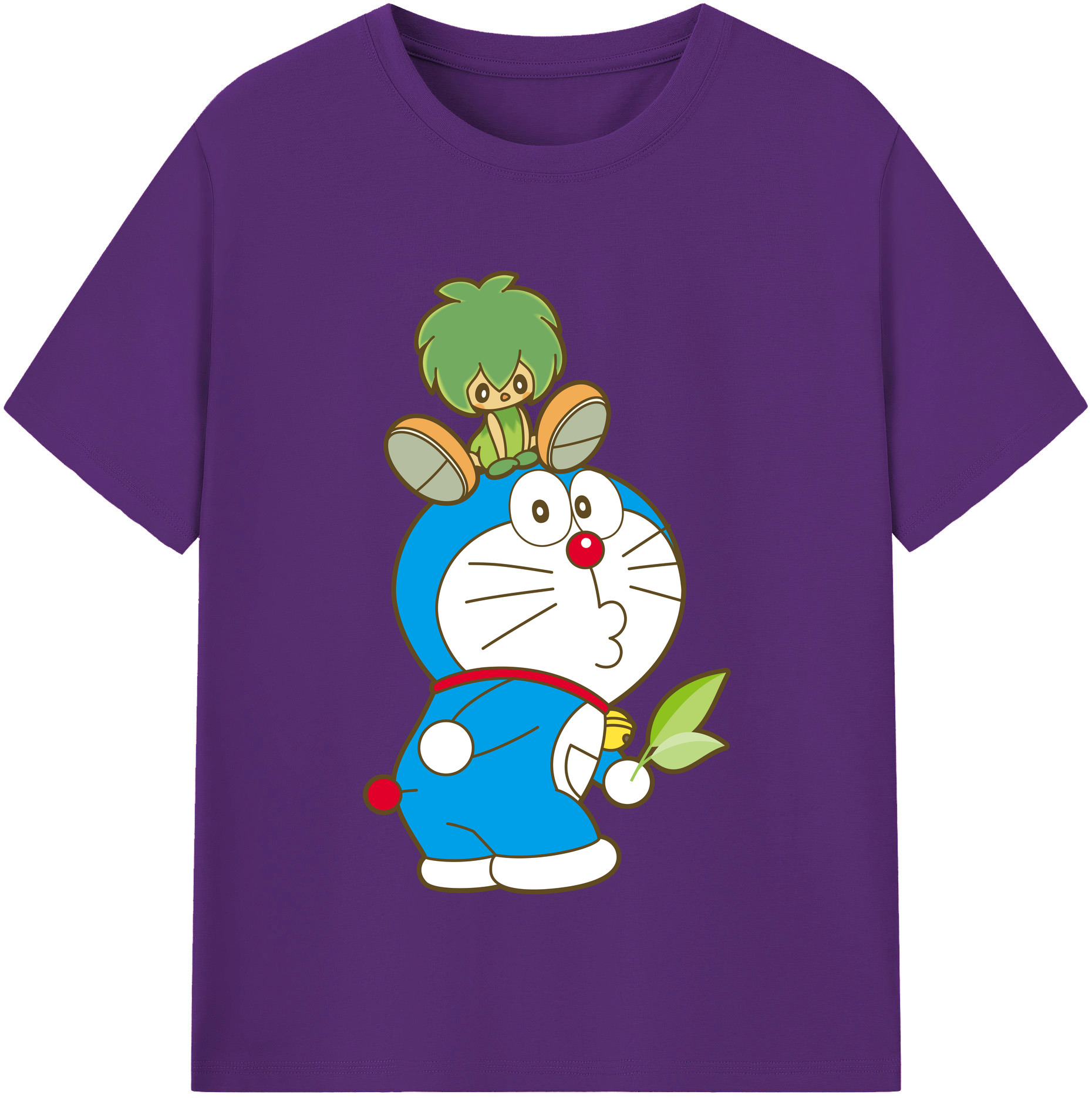 （画像用） ドラえもん Doraemon 綿100％半袖Tシャツ（フロントプリント）