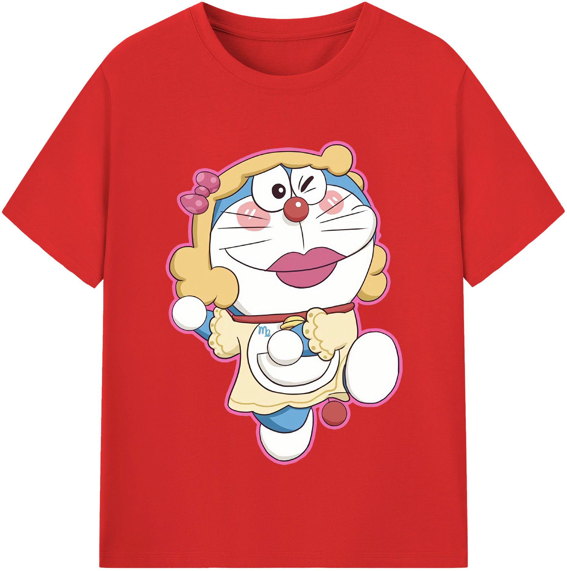 （画像用） ドラえもん Doraemon 綿100％半袖Tシャツ（フロントプリント）