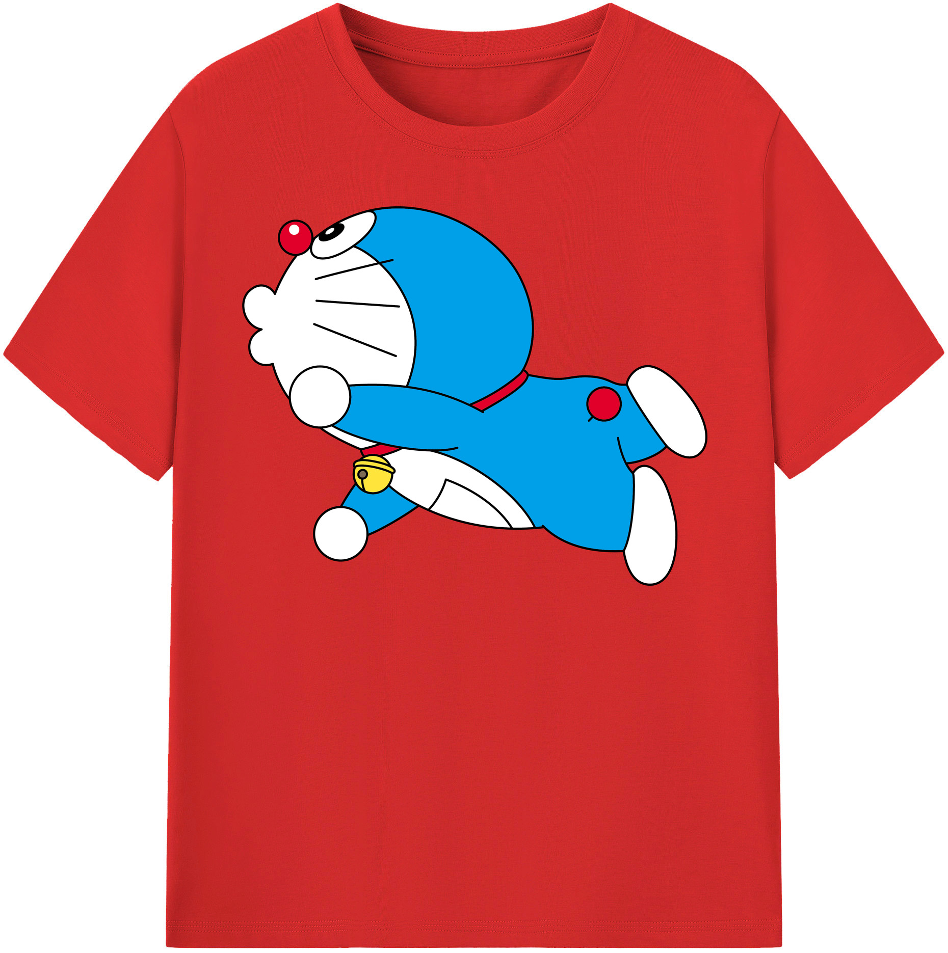 （画像用） ドラえもん Doraemon 綿100％半袖Tシャツ（フロントプリント）