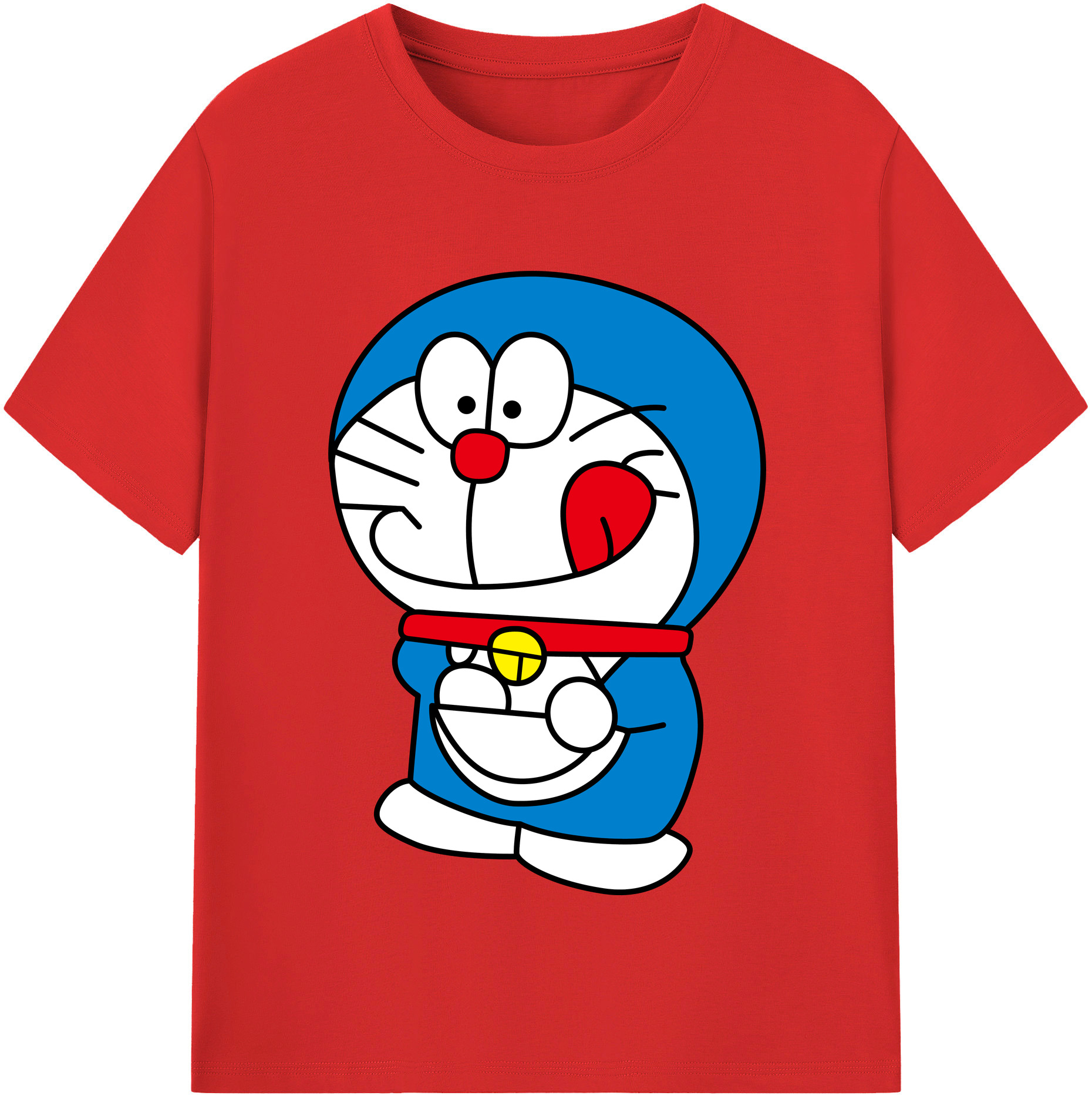 （画像用） ドラえもん Doraemon 綿100％半袖Tシャツ（フロントプリント）