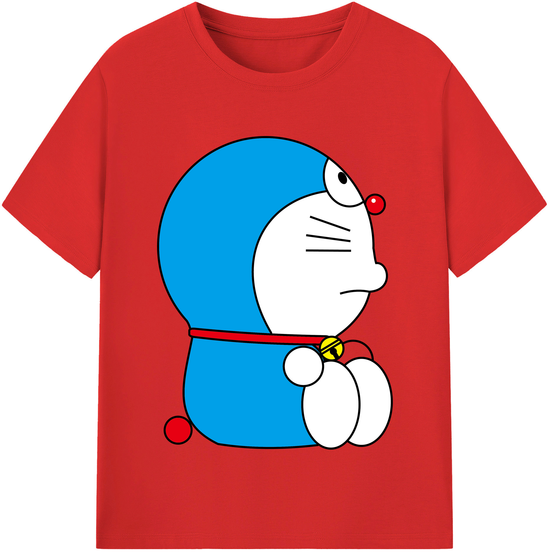 （画像用） ドラえもん Doraemon 綿100％半袖Tシャツ（フロントプリント）