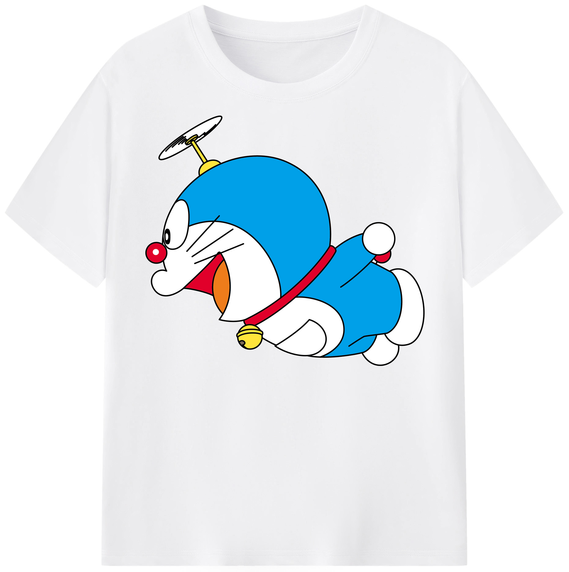 （画像用） ドラえもん Doraemon 綿100％半袖Tシャツ（フロントプリント）