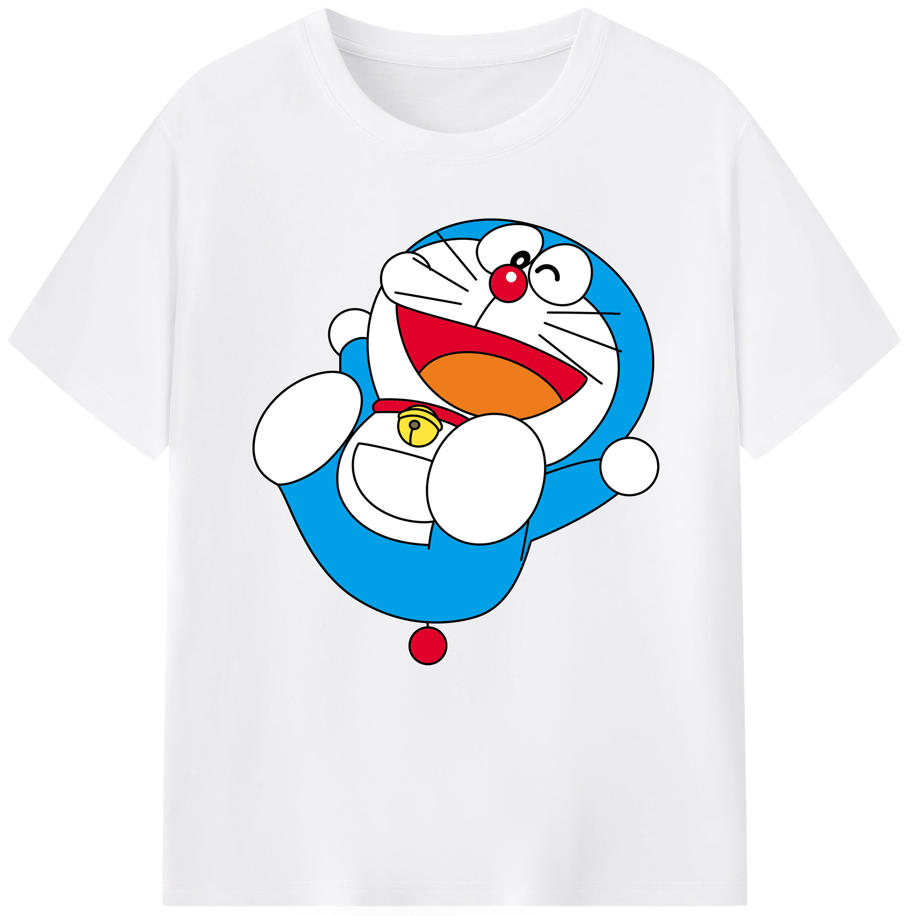 （画像用） ドラえもん Doraemon 綿100％半袖Tシャツ（フロントプリント）