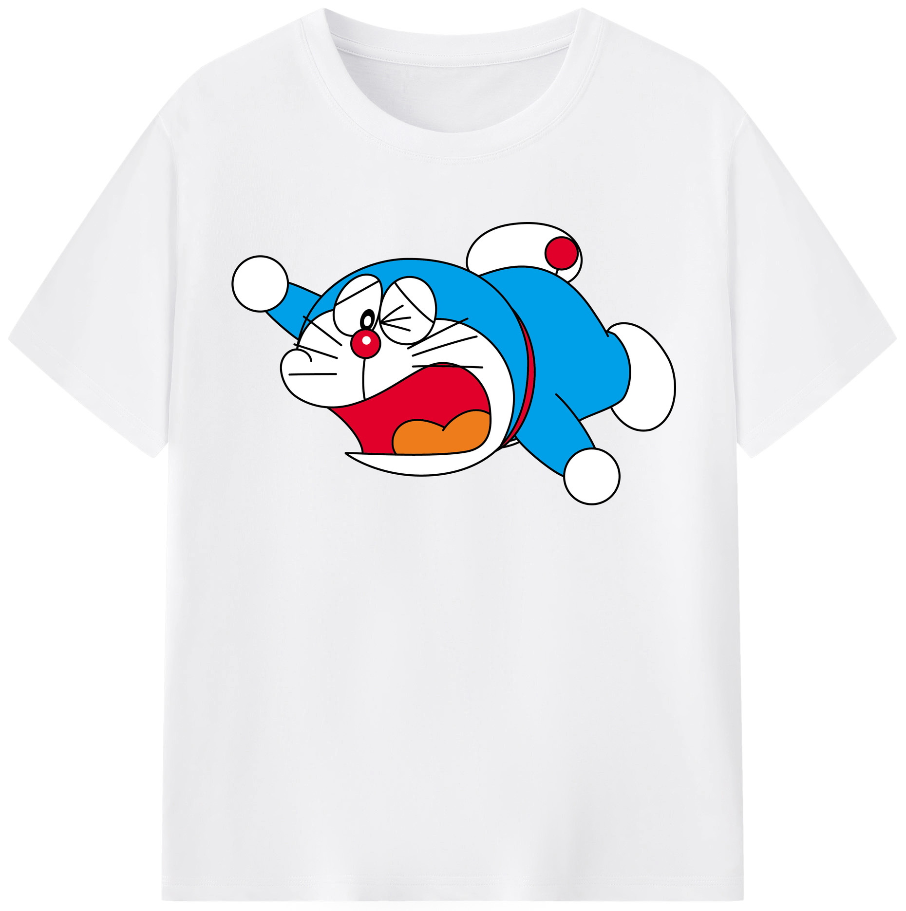（画像用） ドラえもん Doraemon 綿100％半袖Tシャツ（フロントプリント）