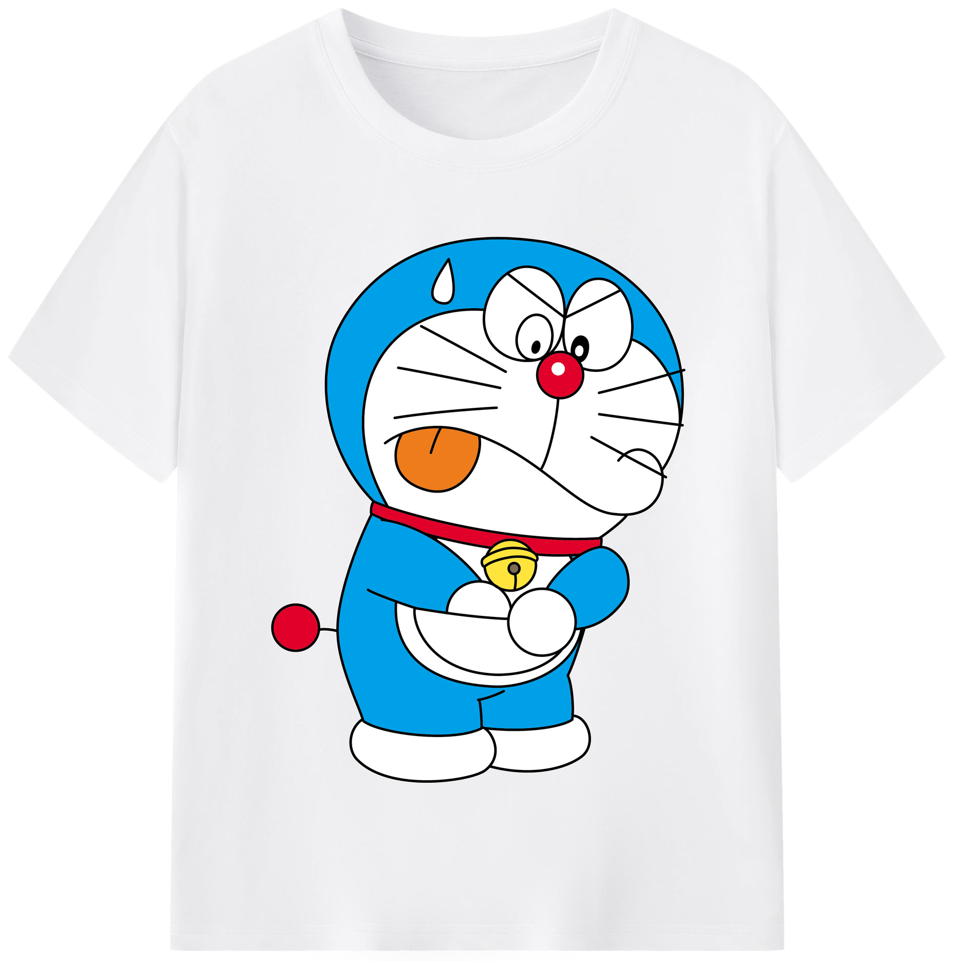 （画像用） ドラえもん Doraemon 綿100％半袖Tシャツ（フロントプリント）