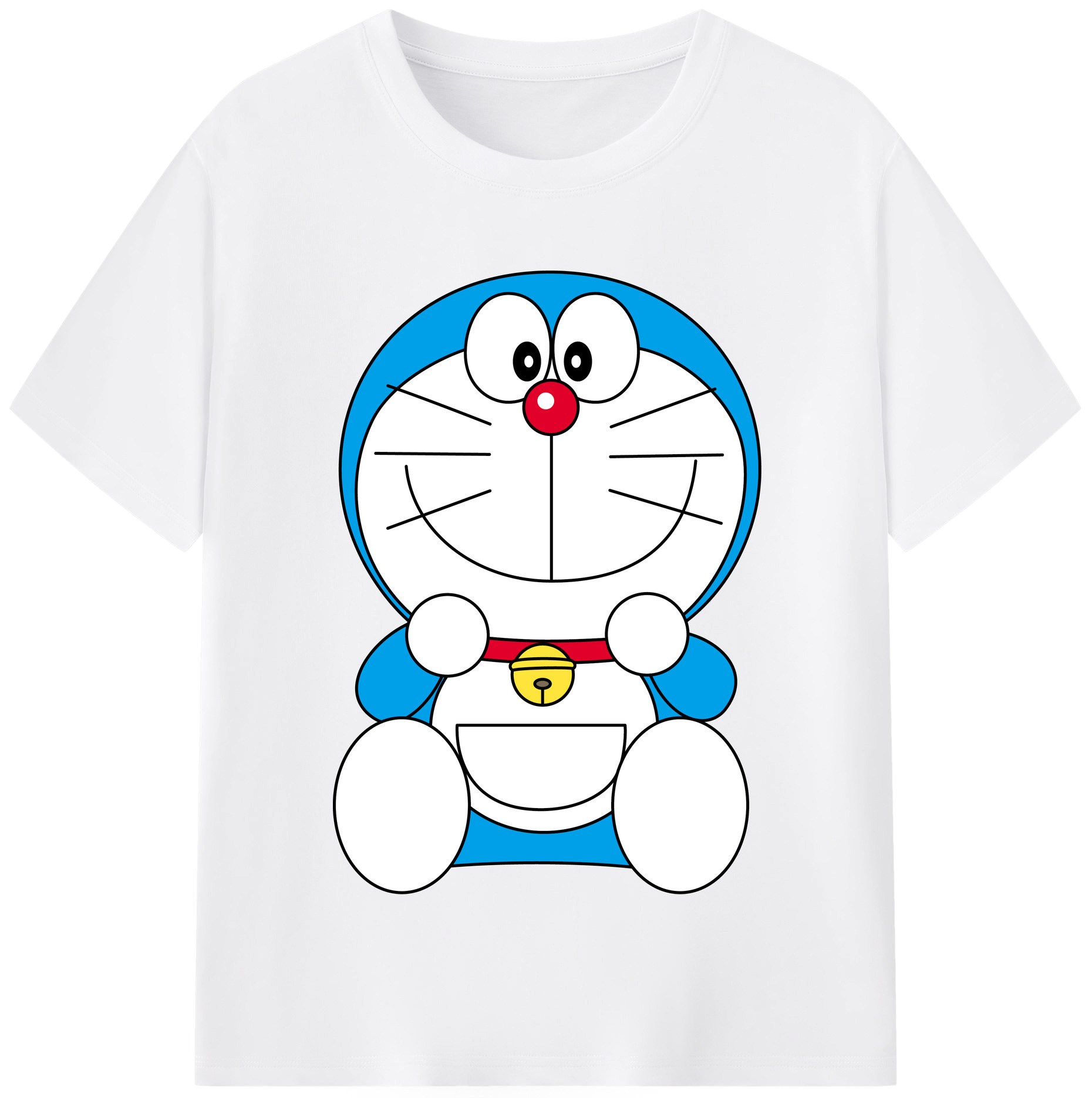 （画像用） ドラえもん Doraemon 綿100％半袖Tシャツ（フロントプリント）