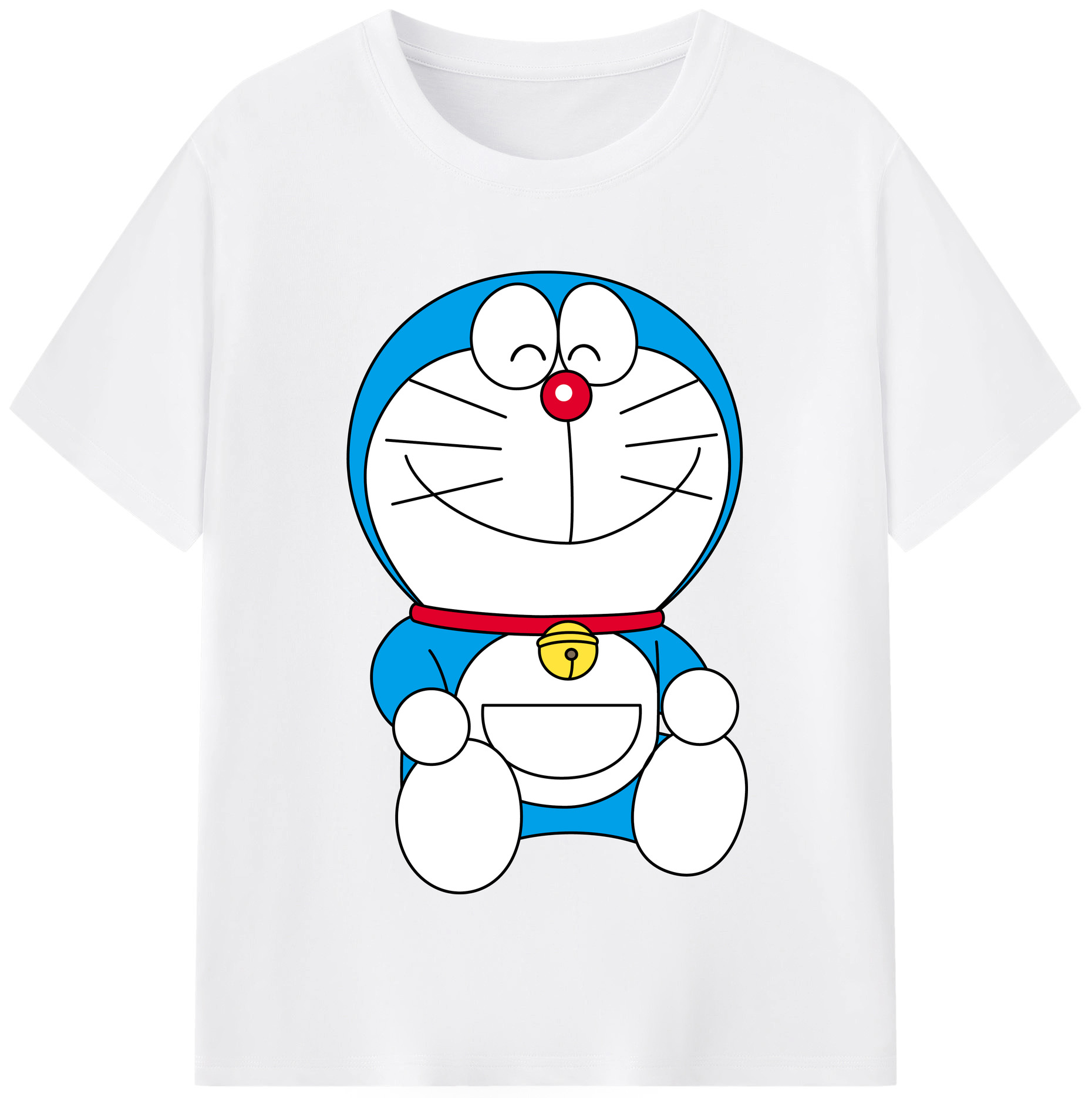 （画像用） ドラえもん Doraemon 綿100％半袖Tシャツ（フロントプリント）