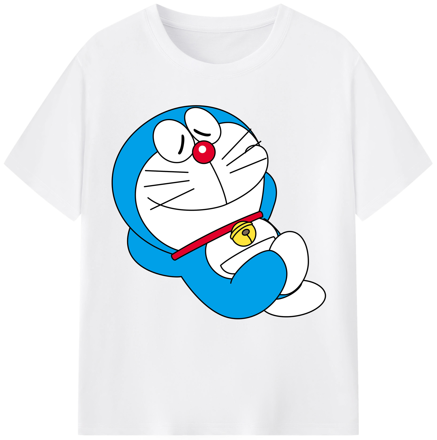（画像用） ドラえもん Doraemon 綿100％半袖Tシャツ（フロントプリント）