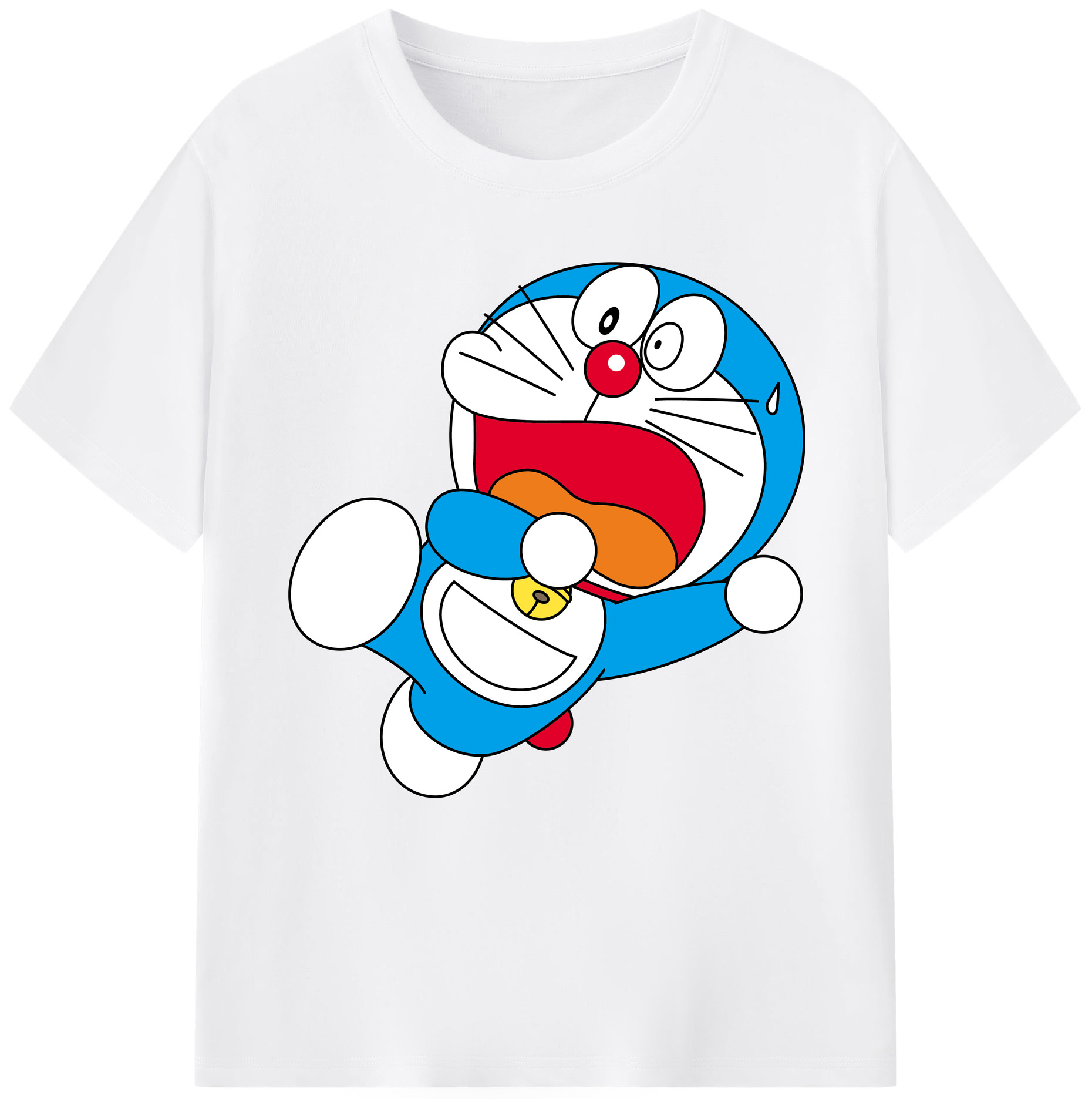 （画像用） ドラえもん Doraemon 綿100％半袖Tシャツ（フロントプリント）