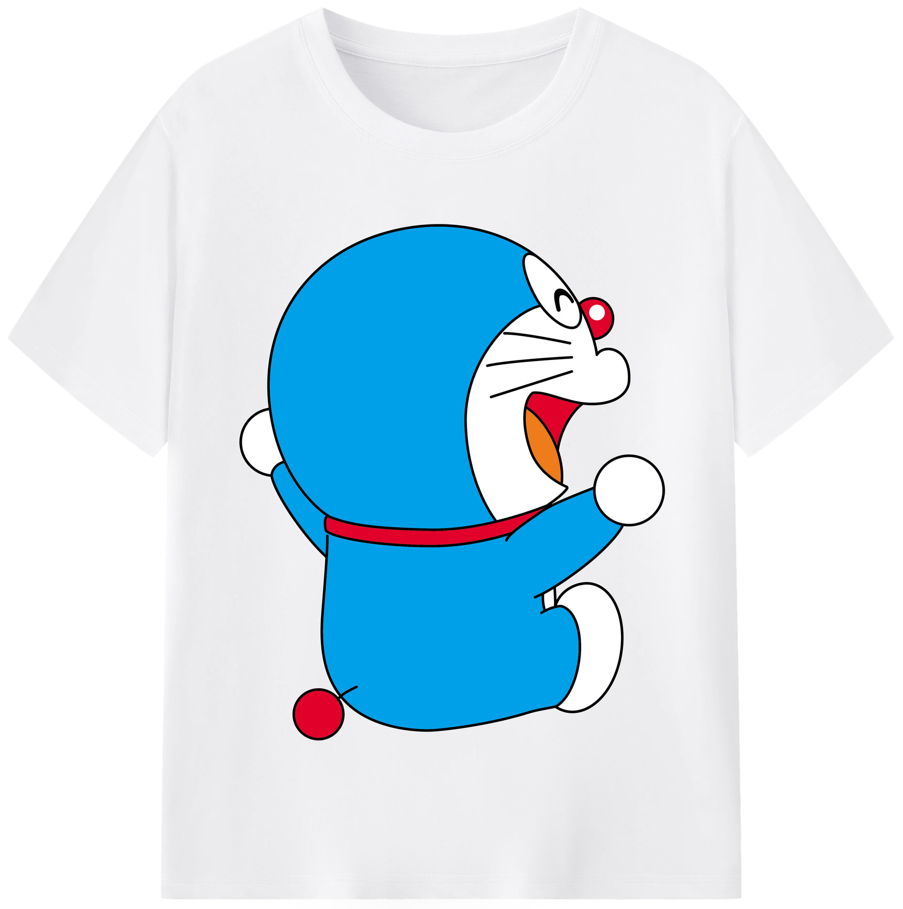（画像用） ドラえもん Doraemon 綿100％半袖Tシャツ（フロントプリント）
