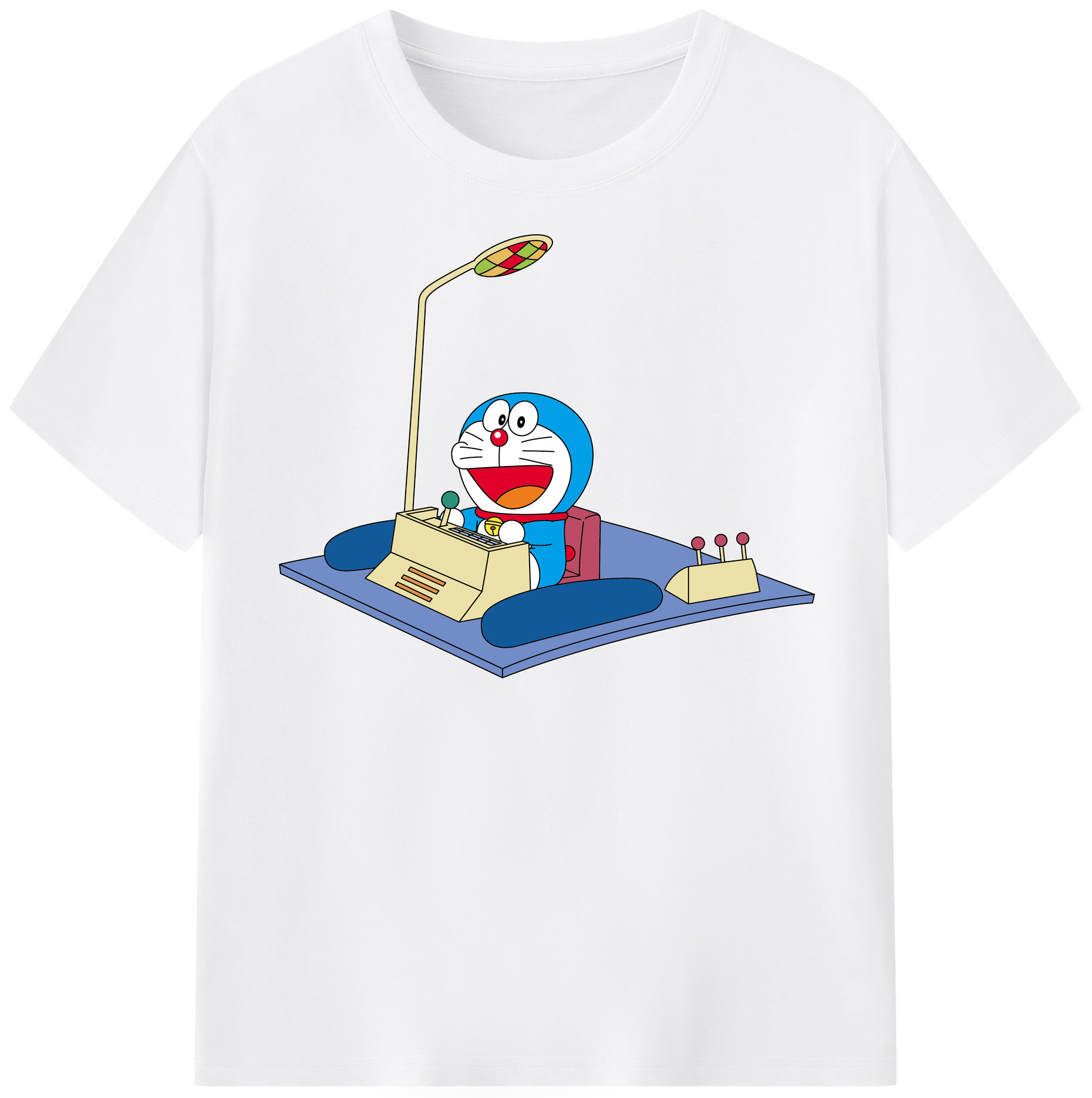 （画像用） ドラえもん Doraemon 綿100％半袖Tシャツ（フロントプリント）