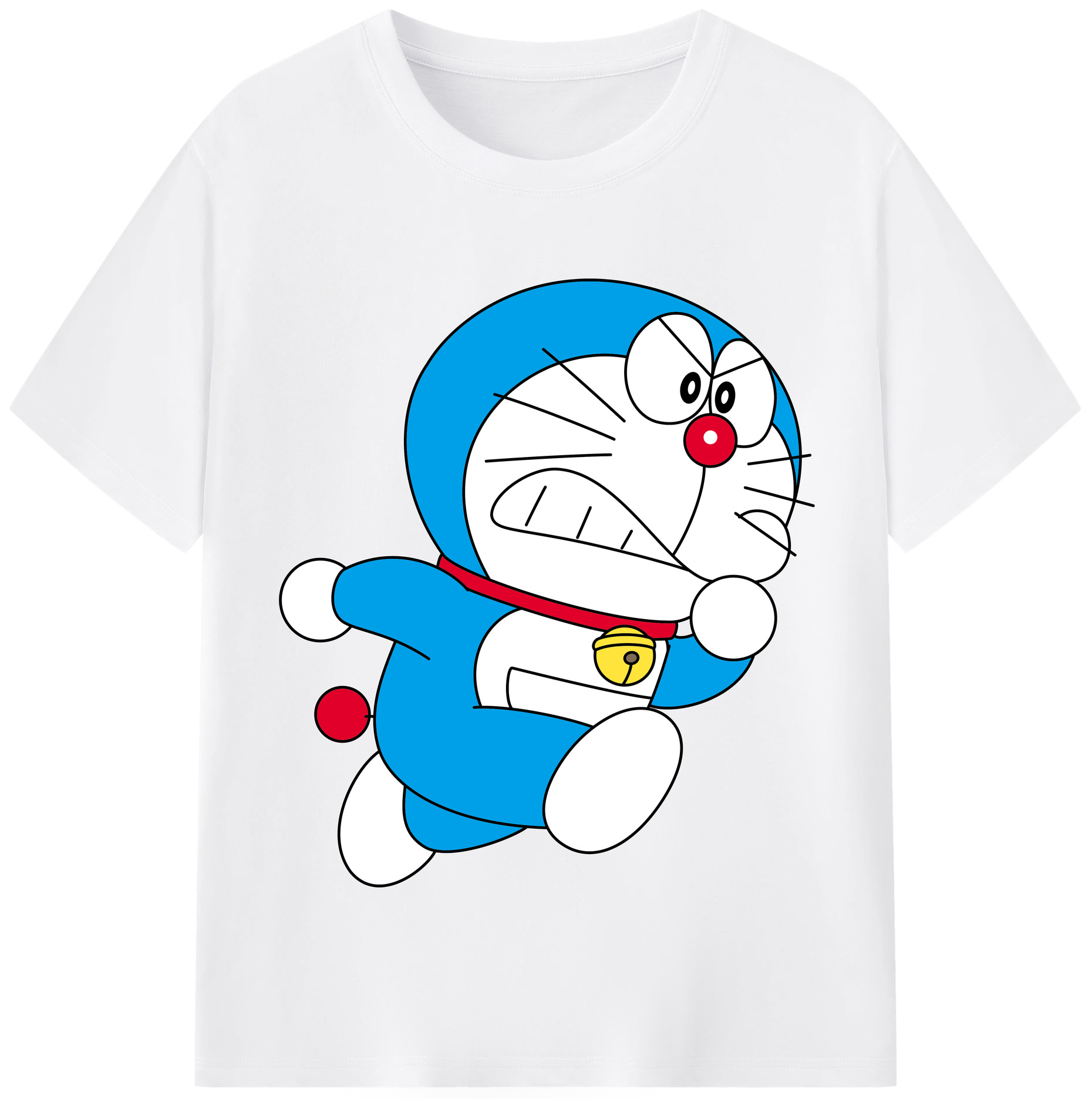 （画像用） ドラえもん Doraemon 綿100％半袖Tシャツ（フロントプリント）
