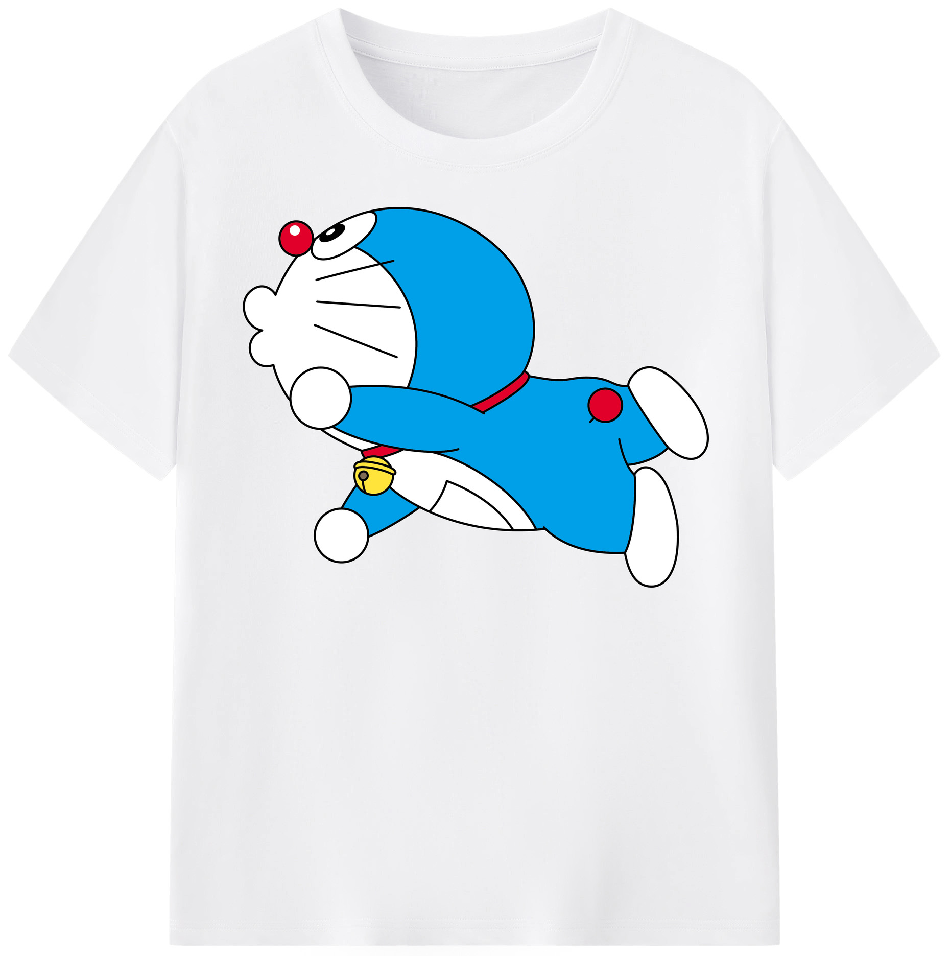 （画像用） ドラえもん Doraemon 綿100％半袖Tシャツ（フロントプリント）