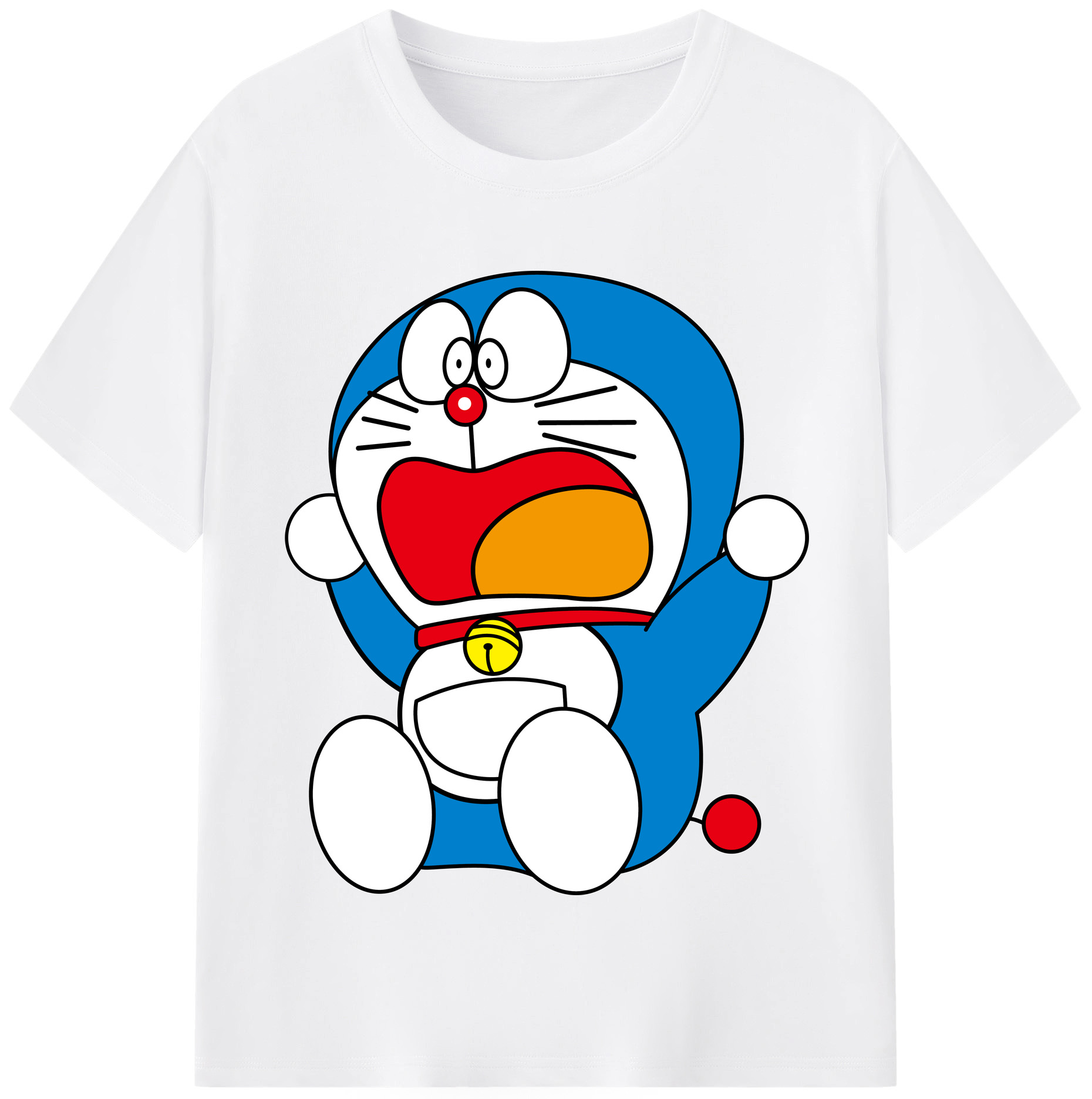 （画像用） ドラえもん Doraemon 綿100％半袖Tシャツ（フロントプリント）