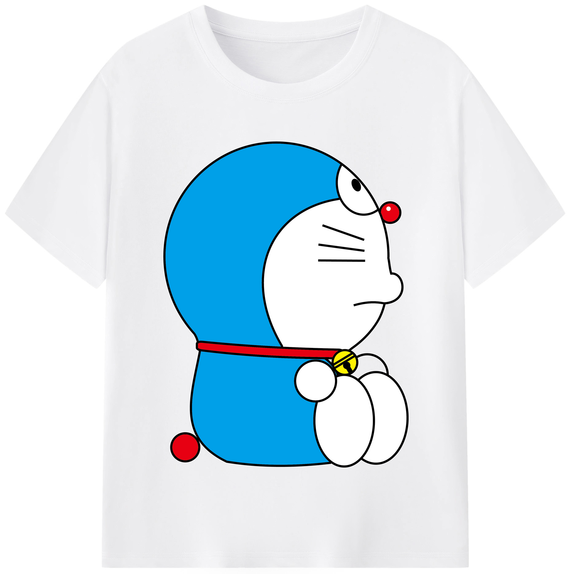 （画像用） ドラえもん Doraemon 綿100％半袖Tシャツ（フロントプリント）