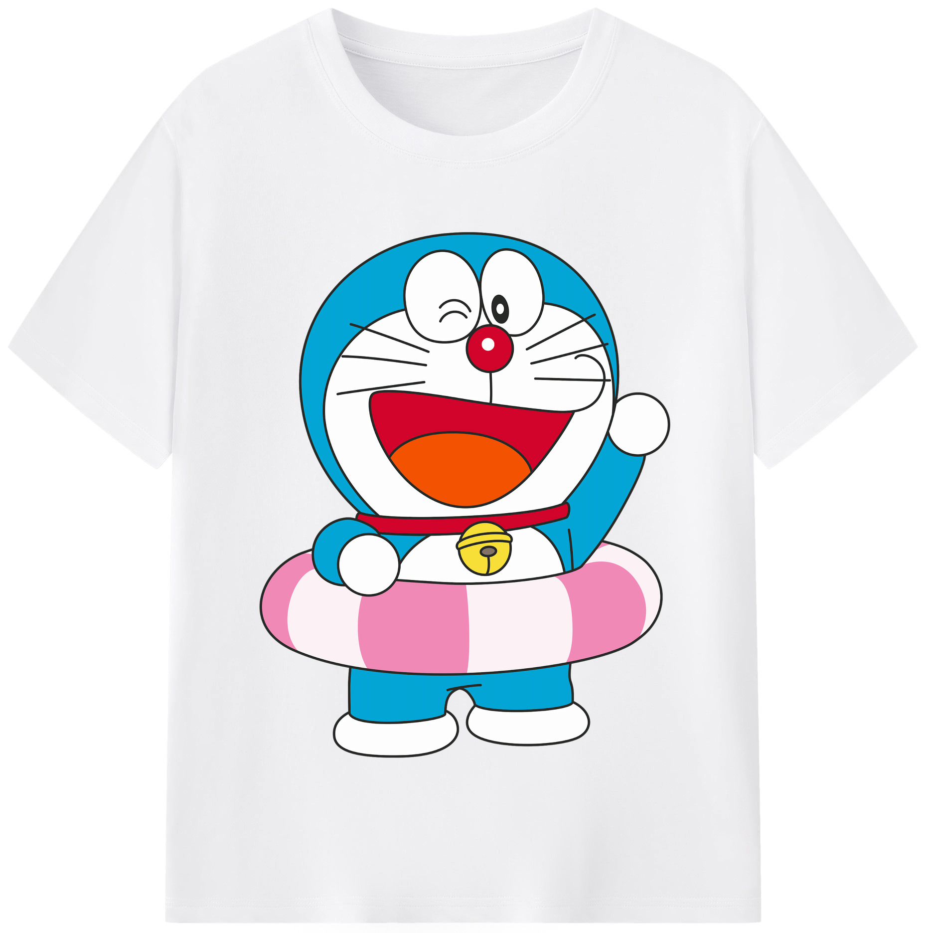 （画像用） ドラえもん Doraemon 綿100％半袖Tシャツ（フロントプリント）