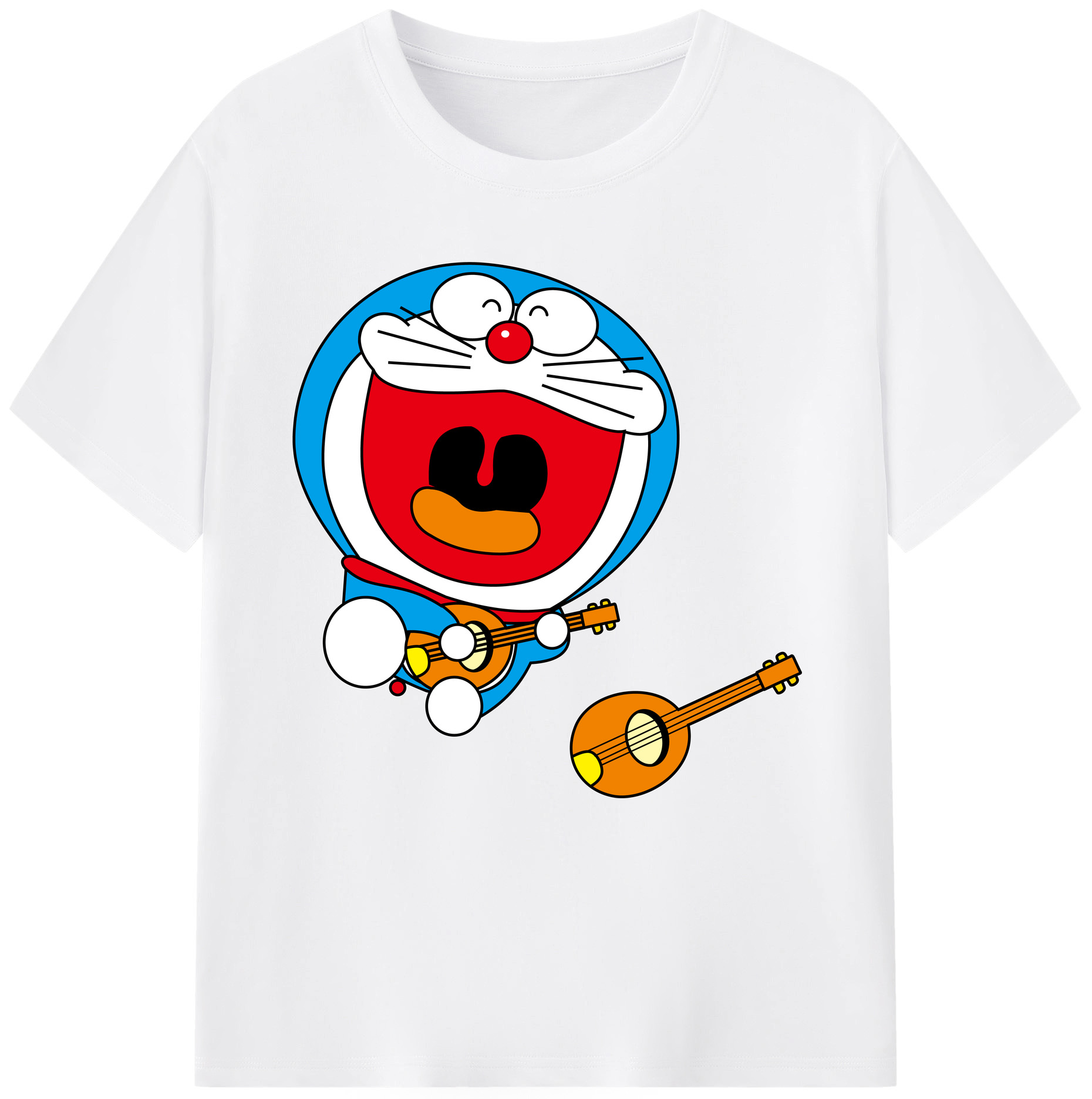 （画像用） ドラえもん Doraemon 綿100％半袖Tシャツ（フロントプリント）