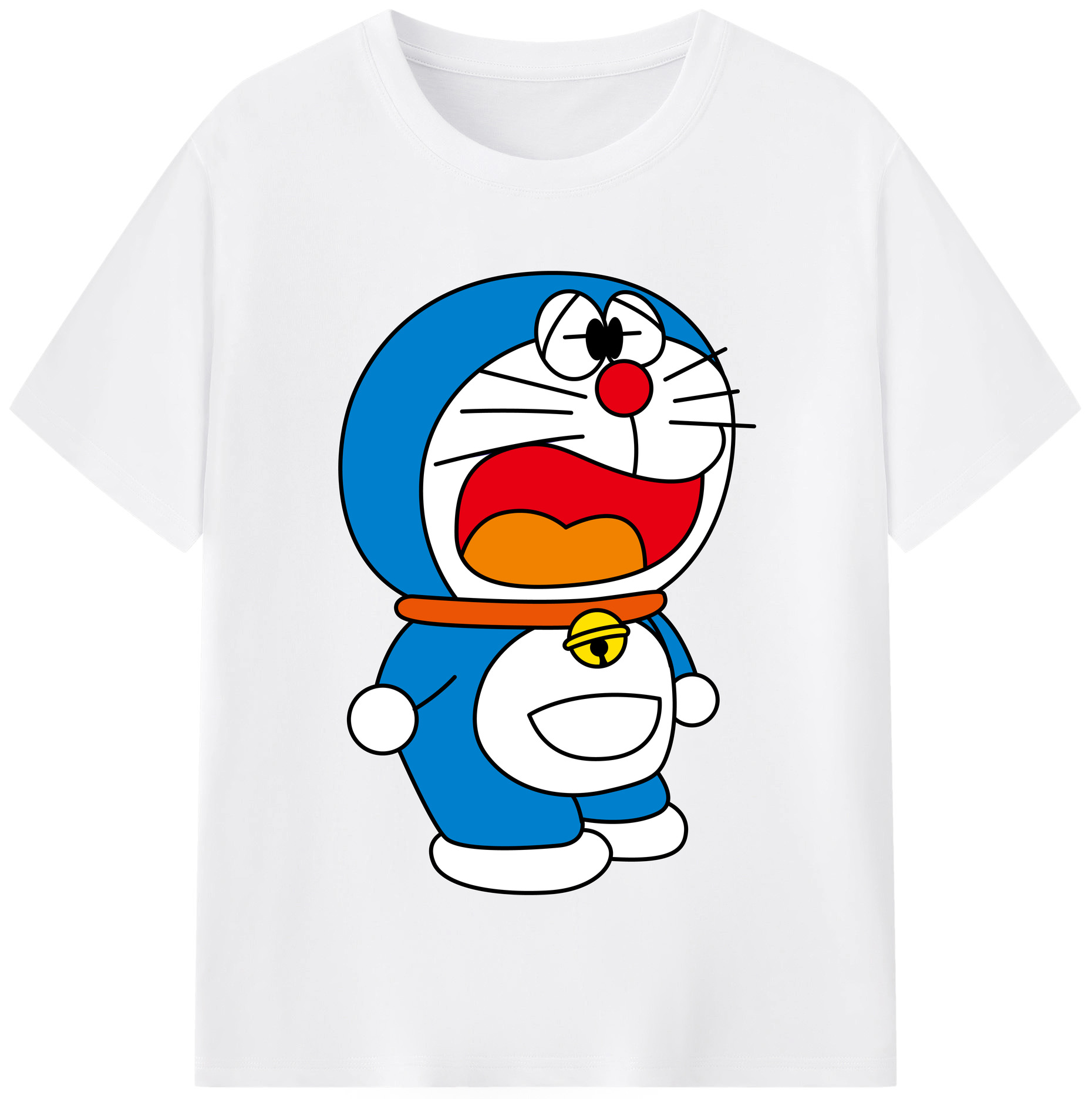 （画像用） ドラえもん Doraemon 綿100％半袖Tシャツ（フロントプリント）