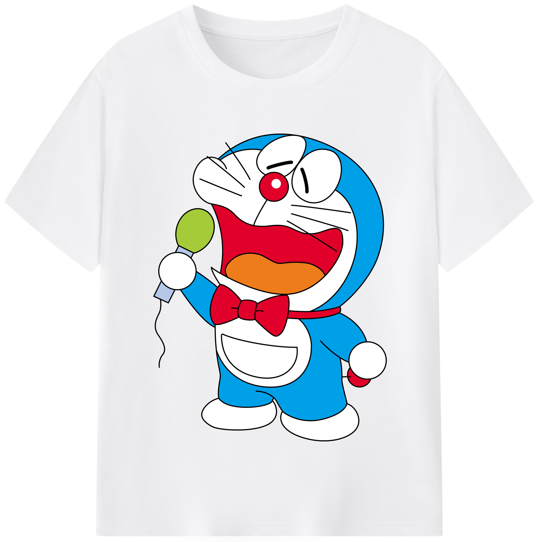 （画像用） ドラえもん Doraemon 綿100％半袖Tシャツ（フロントプリント）