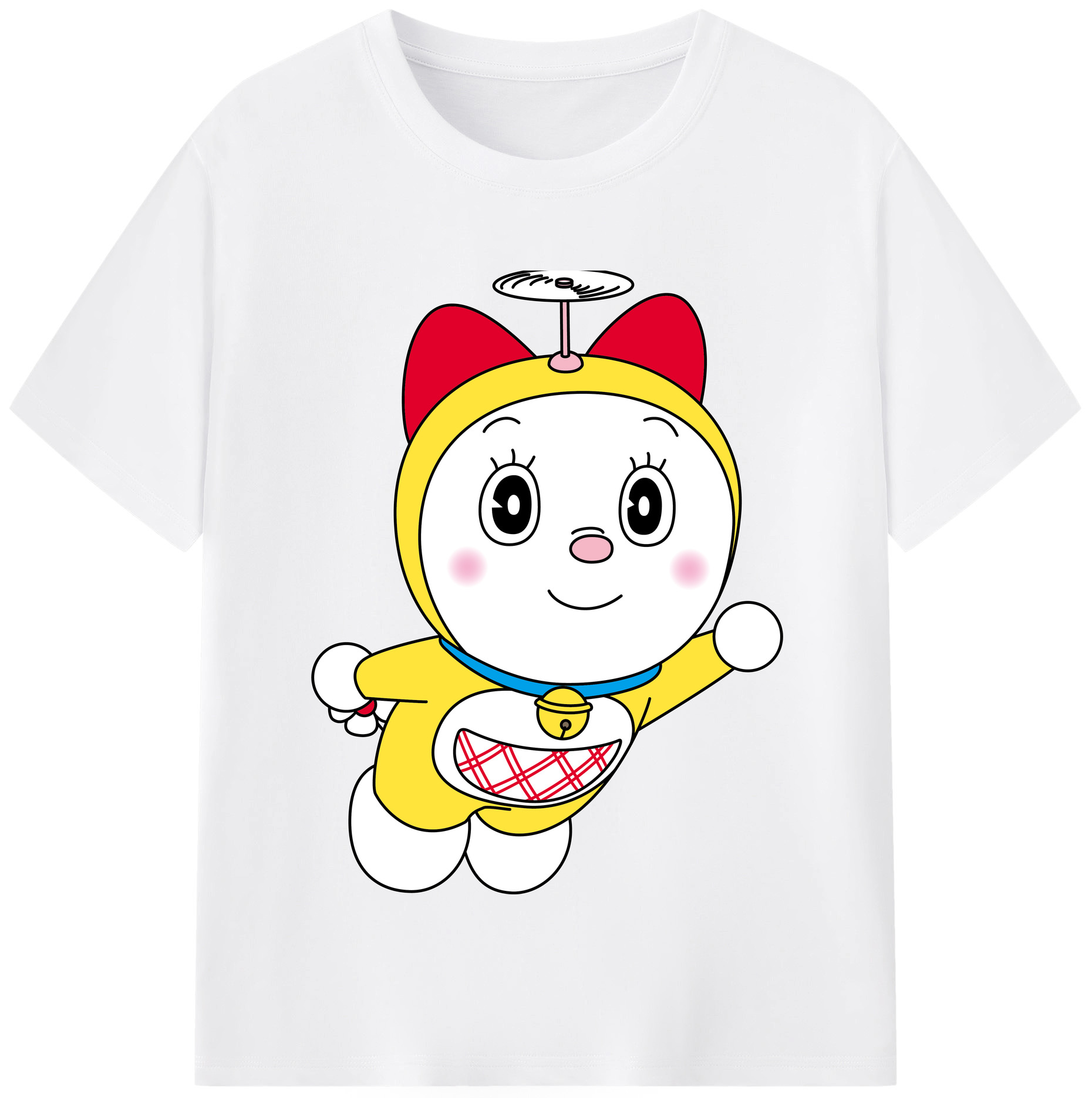 （画像用） ドラえもん ドラミ Doraemon Dorami 綿100％半袖Tシャツ（フロントプリント）