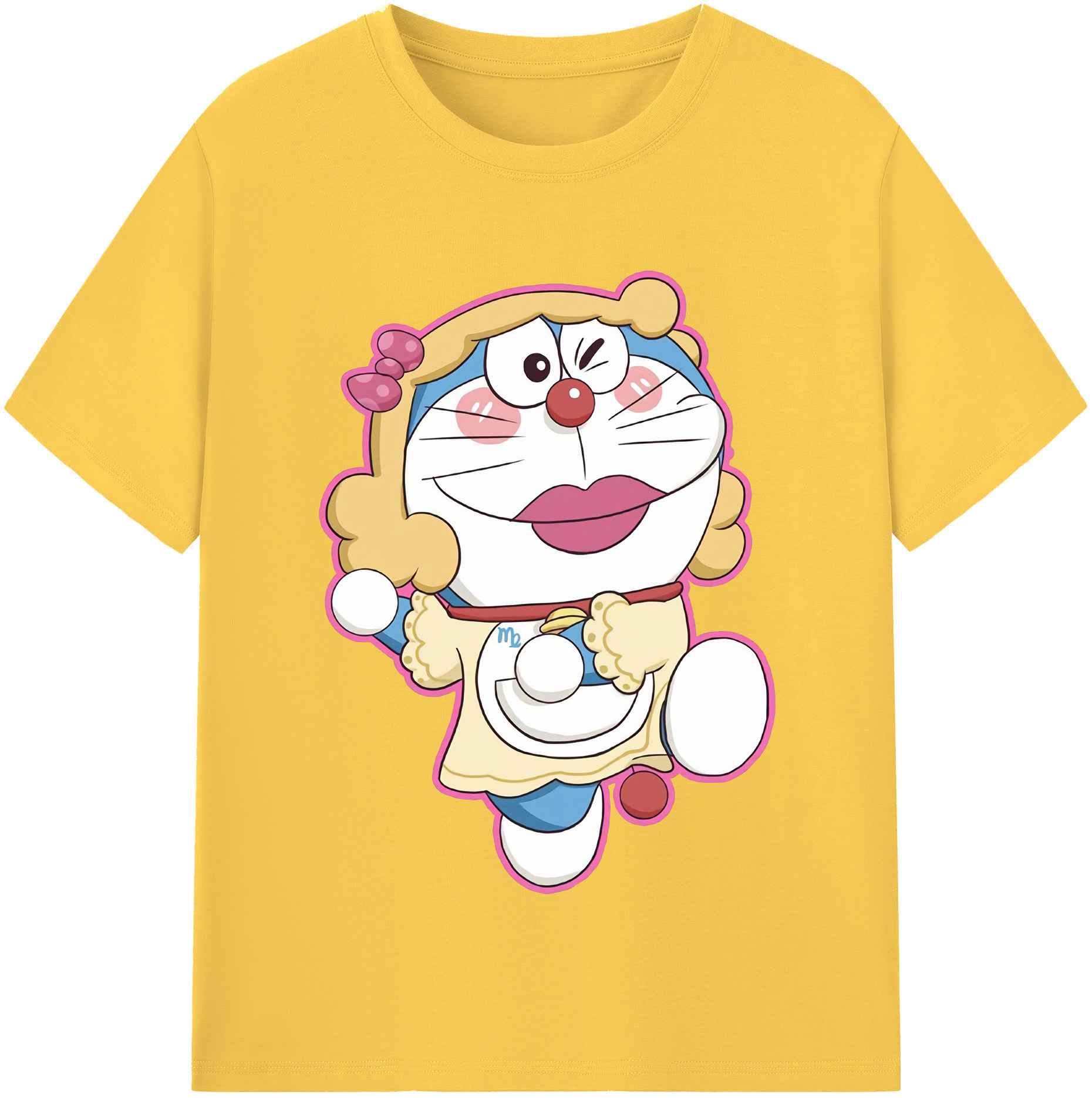 （画像用） ドラえもん Doraemon 綿100％半袖Tシャツ（フロントプリント）